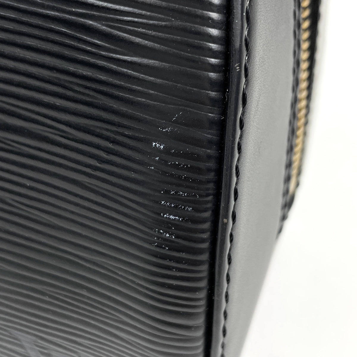 Louis Vuitton Black Noir Epi Leather Handbag (Pre-Owned)