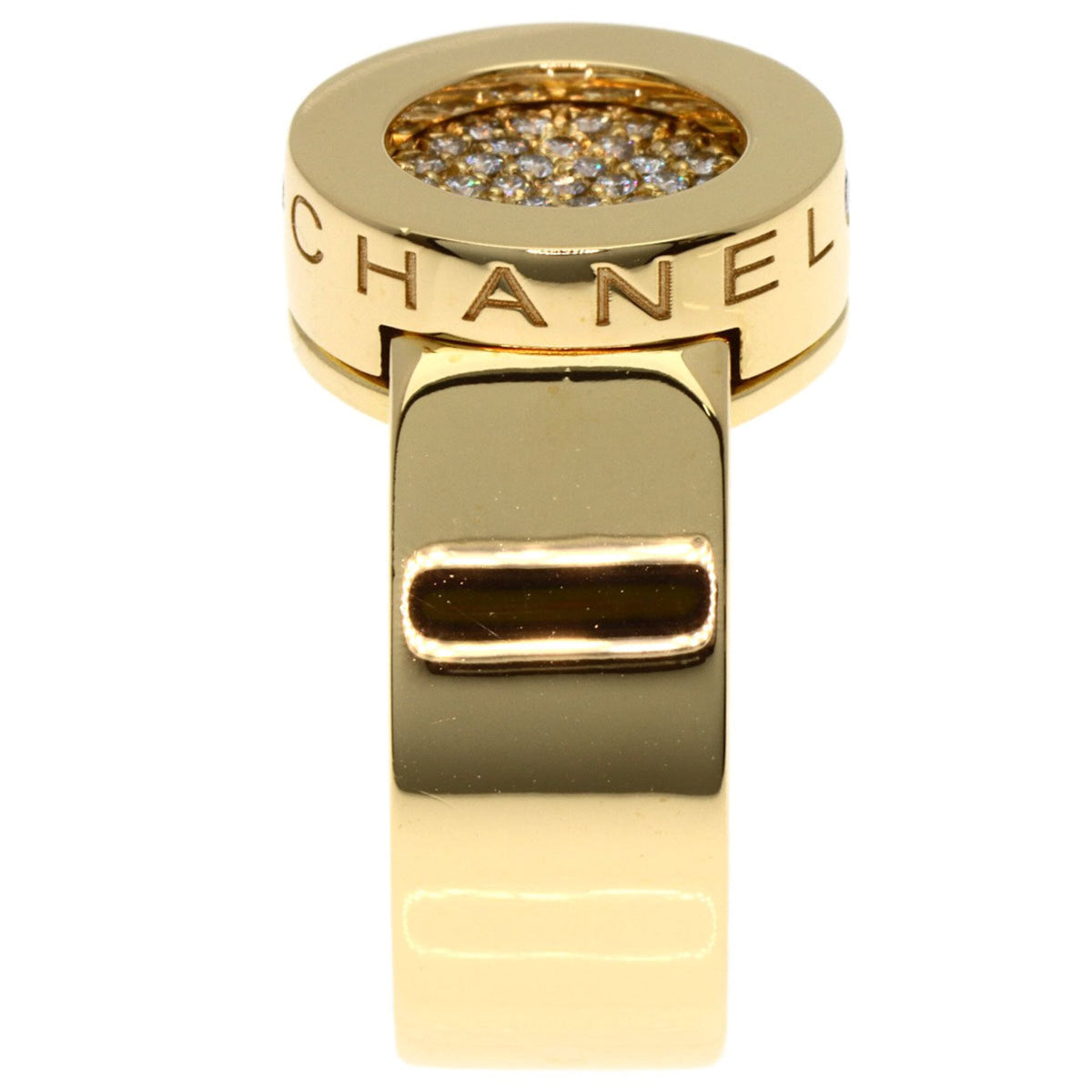 Chanel Gold Yellow Gold (18K) Band Ring (Pre-Owned)