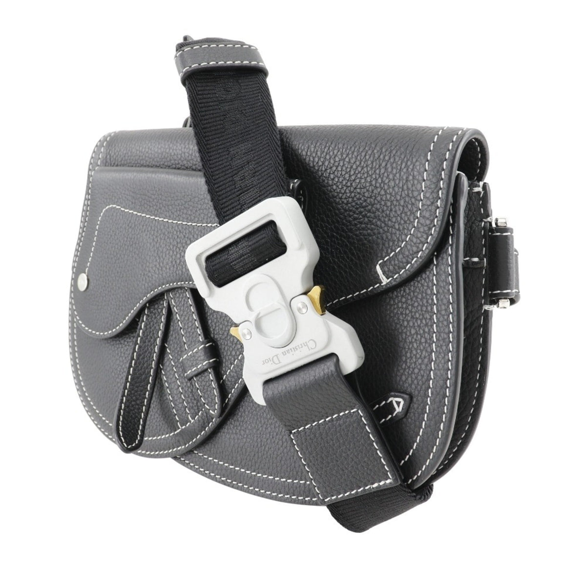 Christian Dior Black Leather Sling Bag (Pre-Owned)