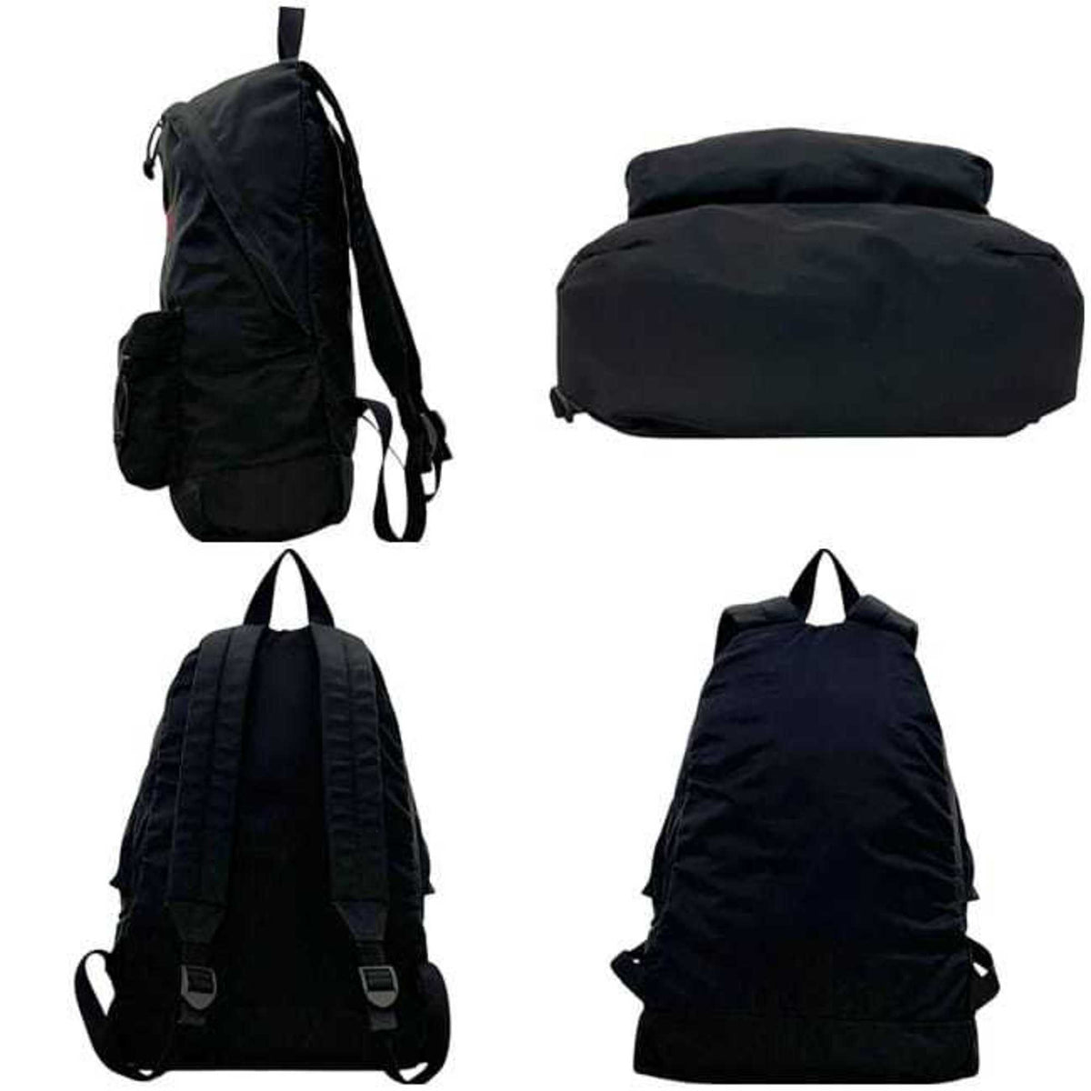 Balenciaga Black Canvas Leather Backpack (Pre-Owned)
