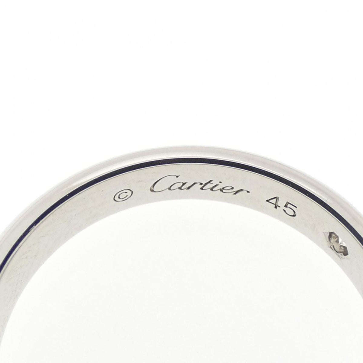 Cartier Platinum 950 Band Ring (Pre-Owned)