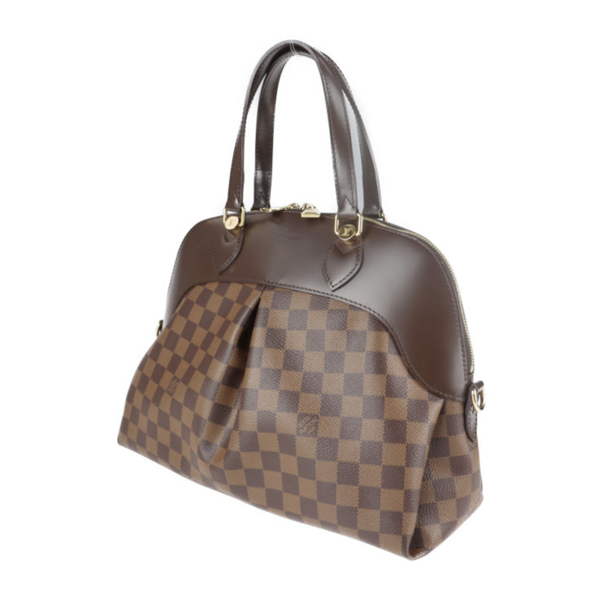 Louis Vuitton Brown Damier Canvas Handbag Shopping Bag Shoulder Bag Tote Bag (Pre-Owned)