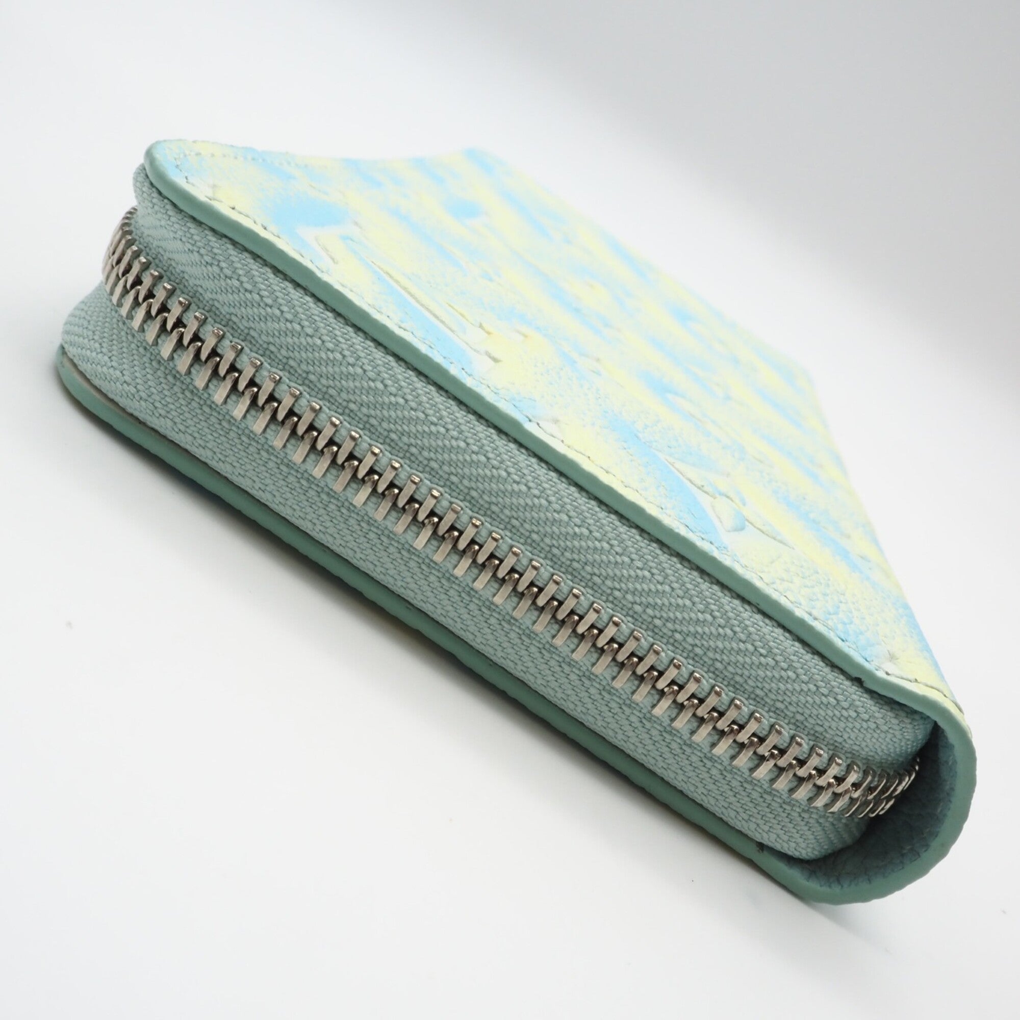 Louis Vuitton Monogram Empreinte Blue Yellow Long Wallet (Bi-Fold) (Pre-Owned)