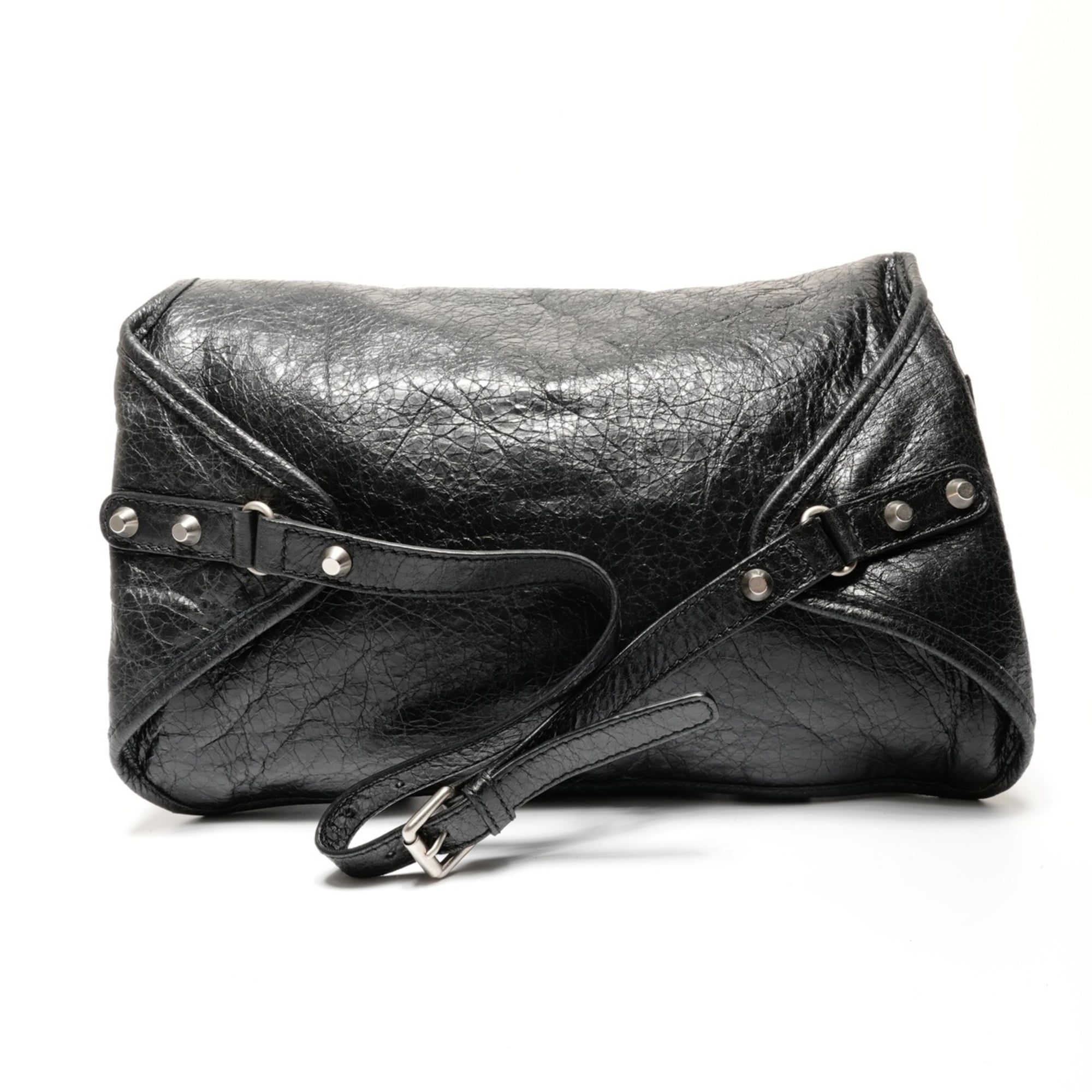Balenciaga Black Shoulder Bag Sling Bag (Pre-Owned)