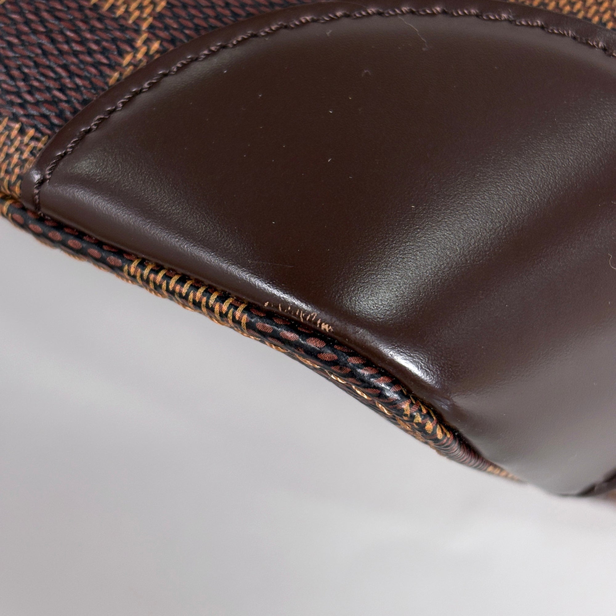 Louis Vuitton Brown Damier Canvas Shoulder Bag Tote Bag (Pre-Owned)