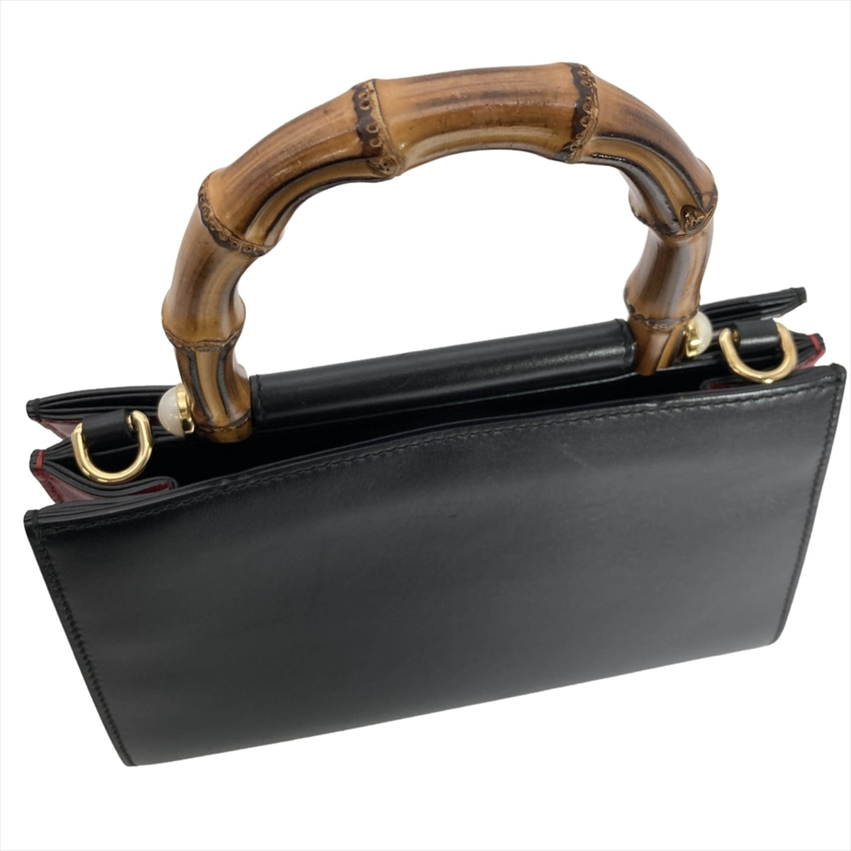 Gucci Black Leather Handbag (Pre-Owned)