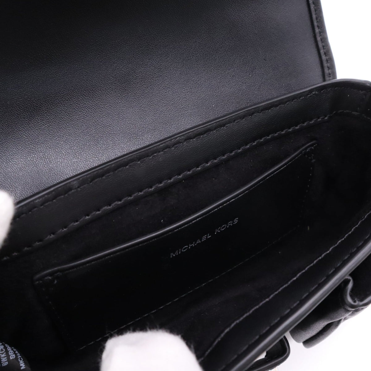 Michael Kors Black Leather Handbag (Pre-Owned)