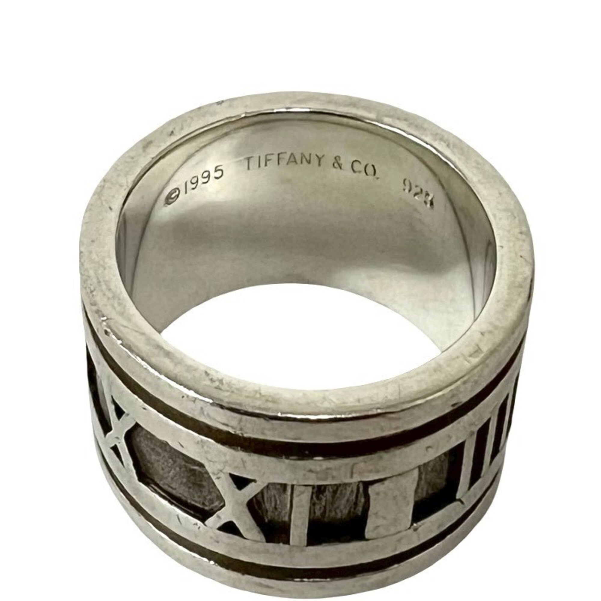 Tiffany Silver Silver 925 Band Ring (Pre-Owned)