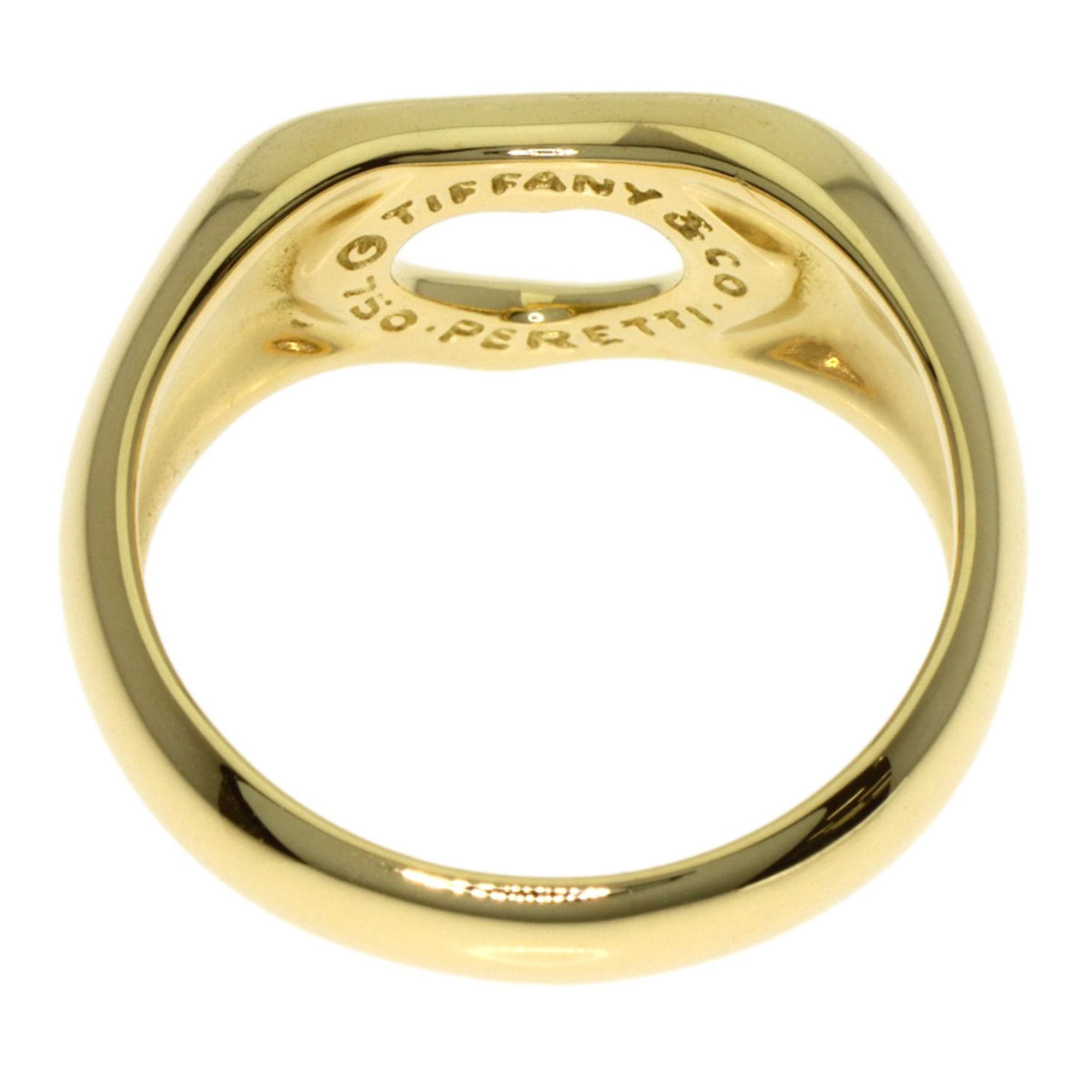 Tiffany Open Heart Yellow Gold (18K) Band Ring (Pre-Owned)