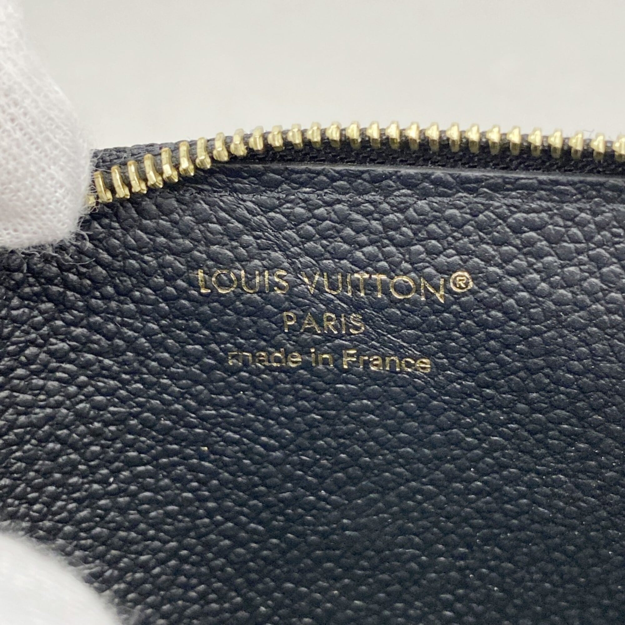 Louis Vuitton Noir Coin Purse/Coin Case (Pre-Owned)