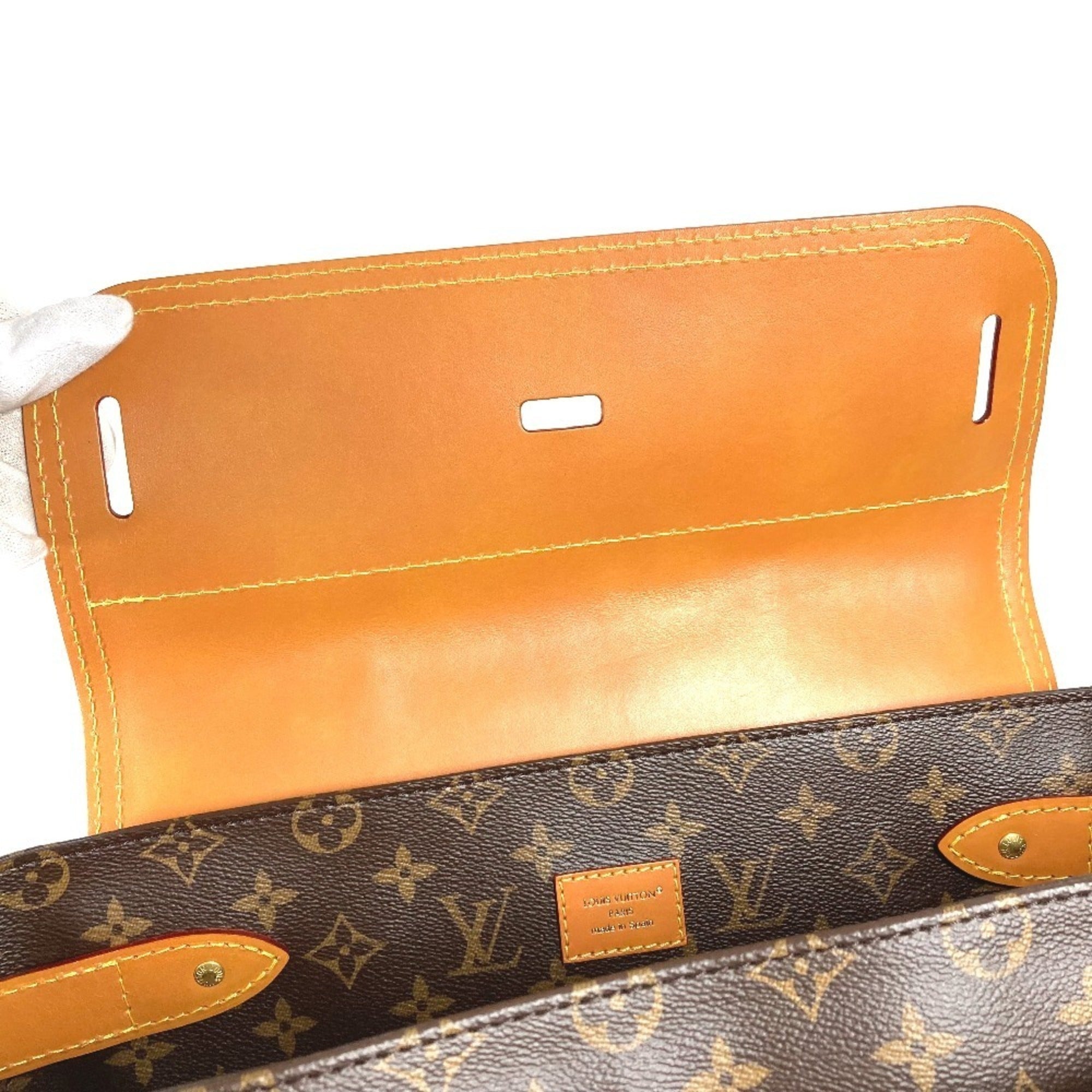 Louis Vuitton Brown Monogram Monogram Backpack Handbag Shoulder Bag Tote Bag (Pre-Owned)