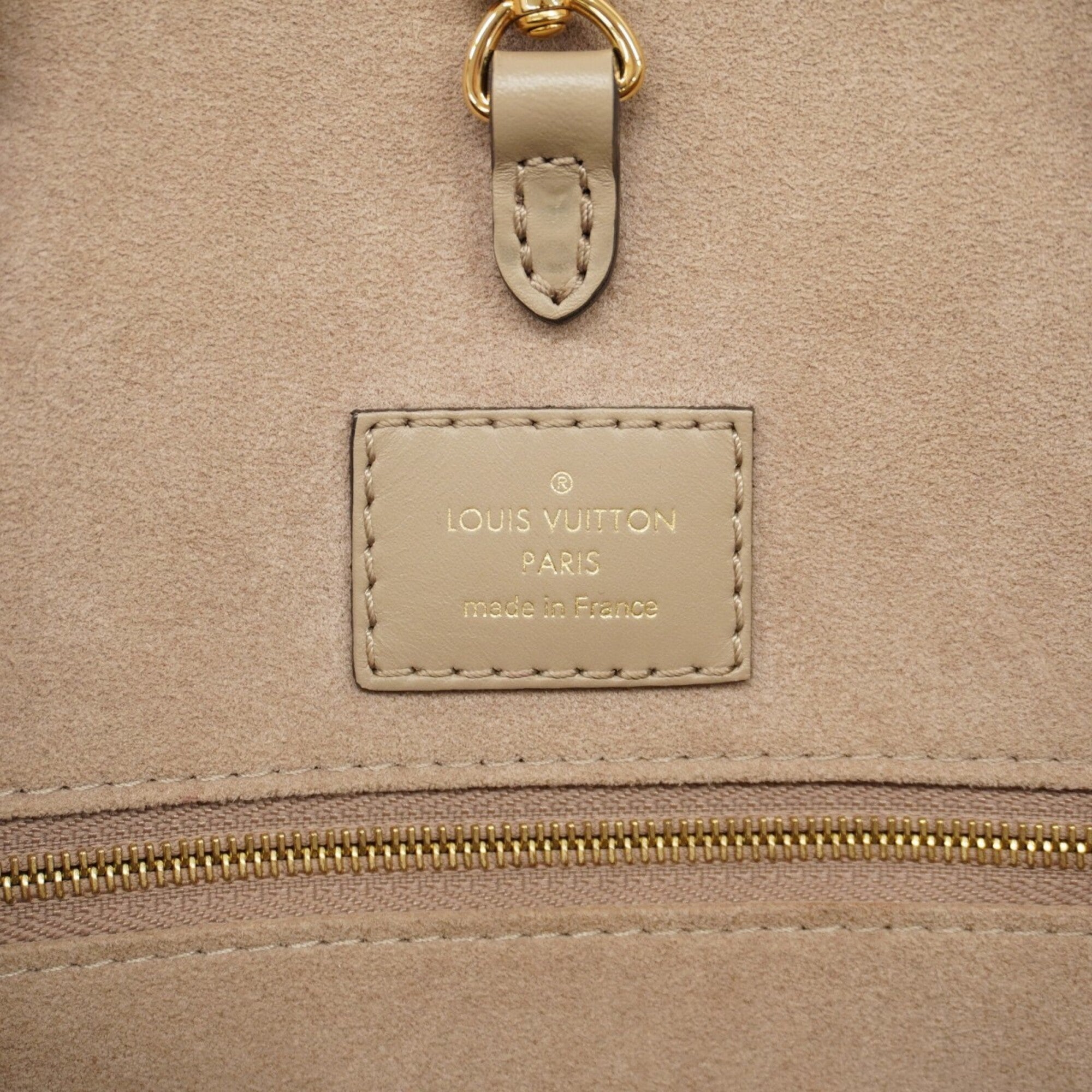 Louis Vuitton Cream Tourterelle Tote Bag (Pre-Owned)