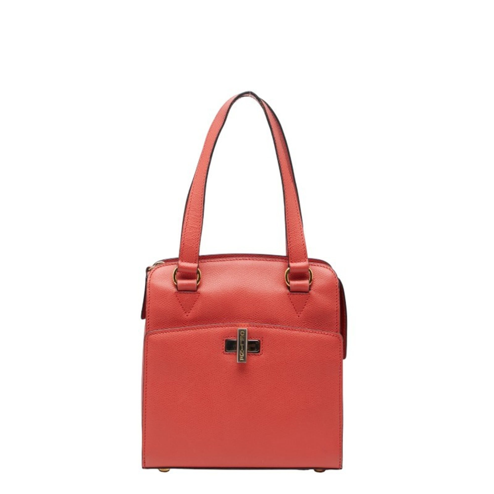 Celine Red Color Leather Handbag (Pre-Owned)