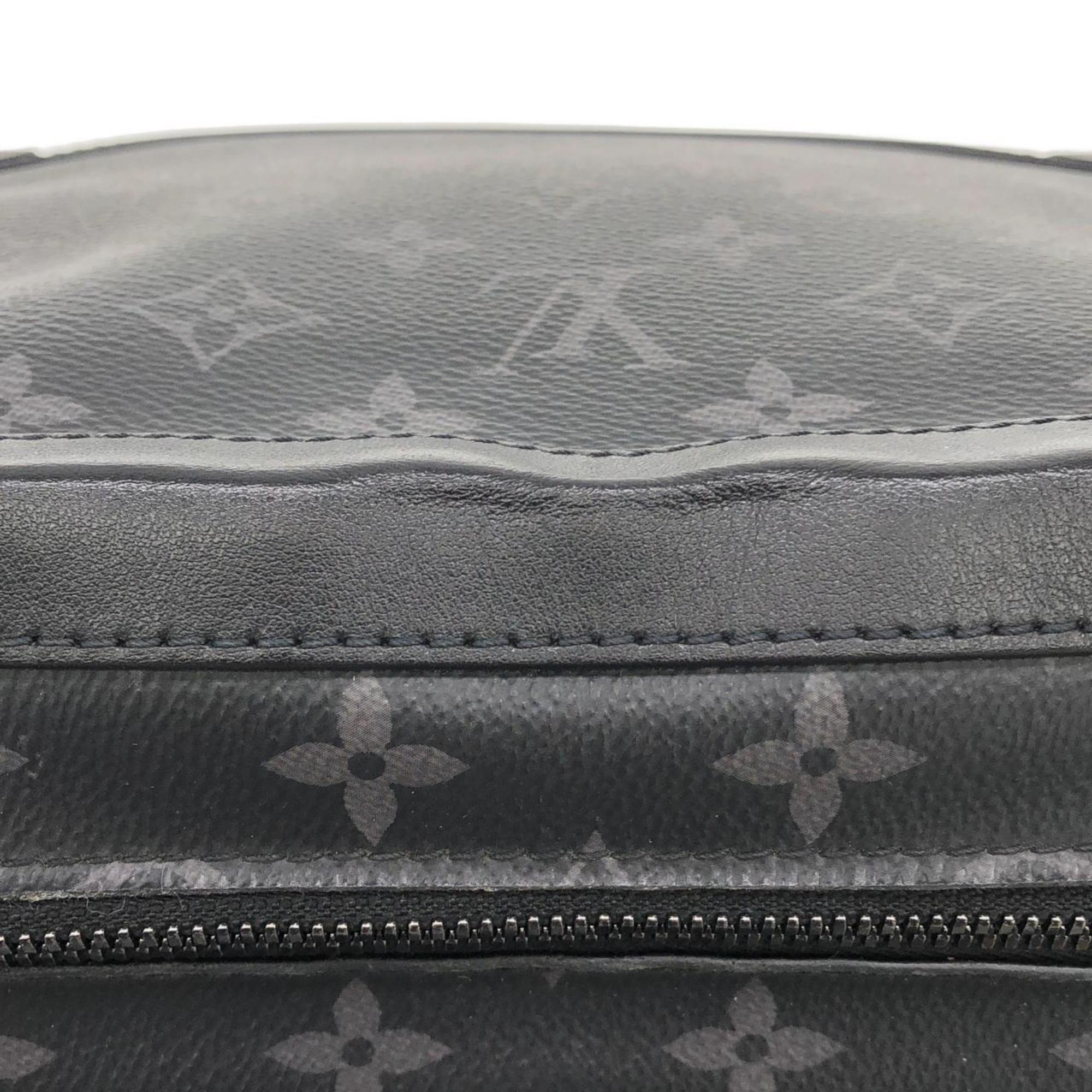 Louis Vuitton Black Coated Canvas Shoulder Bag (Pre-Owned)