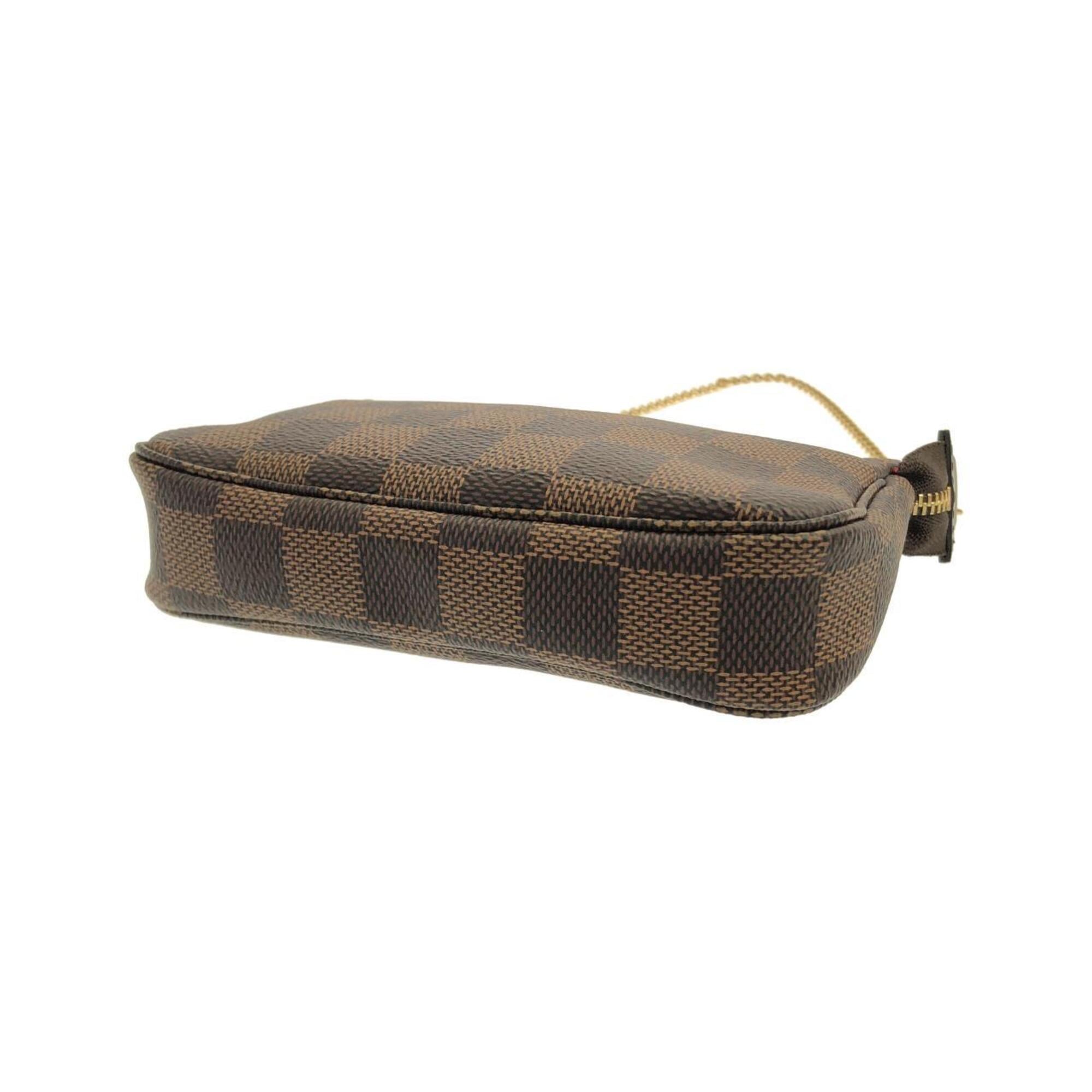 Louis Vuitton Brown Coated Canvas Pochette Pouch (Pre-Owned)