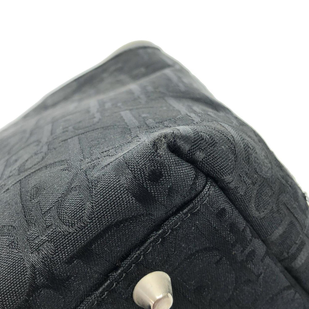 Christian Dior Black Canvas Handbag (Pre-Owned)