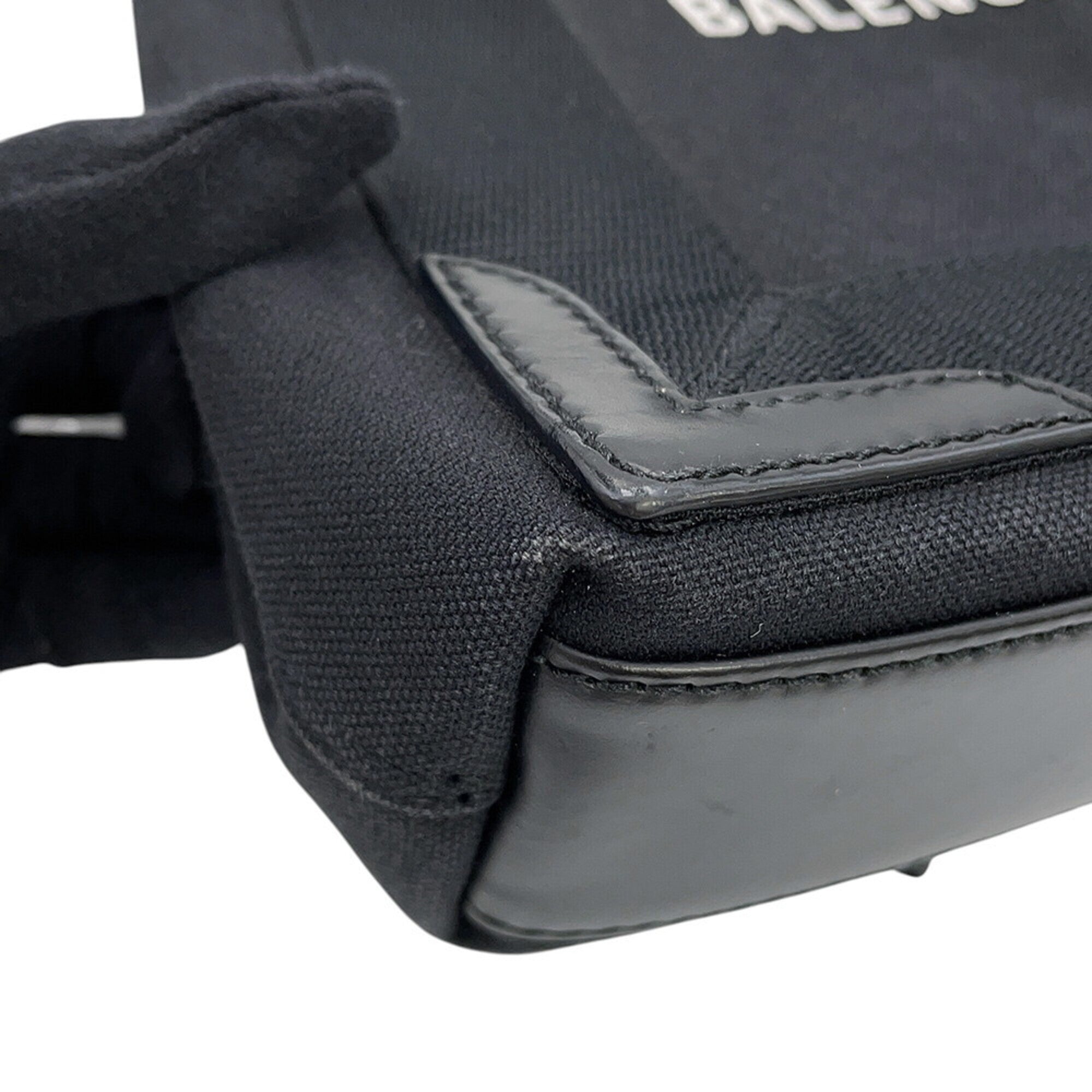 Balenciaga Black Canvas Handbag Pouch (Pre-Owned)