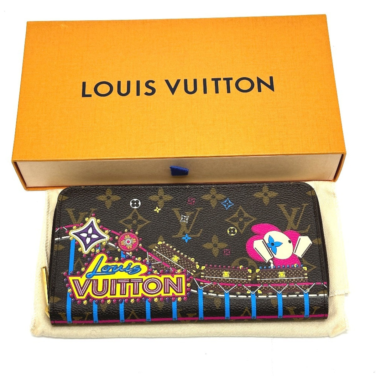 Louis Vuitton Monogram Brown Monogram Long Wallet (Bi-Fold) (Pre-Owned)
