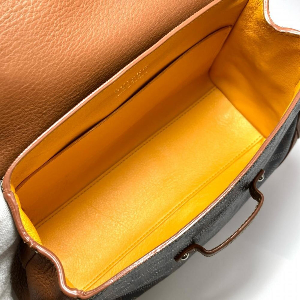 Goyard Brown Leather Handbag Shoulder Bag (Pre-Owned)