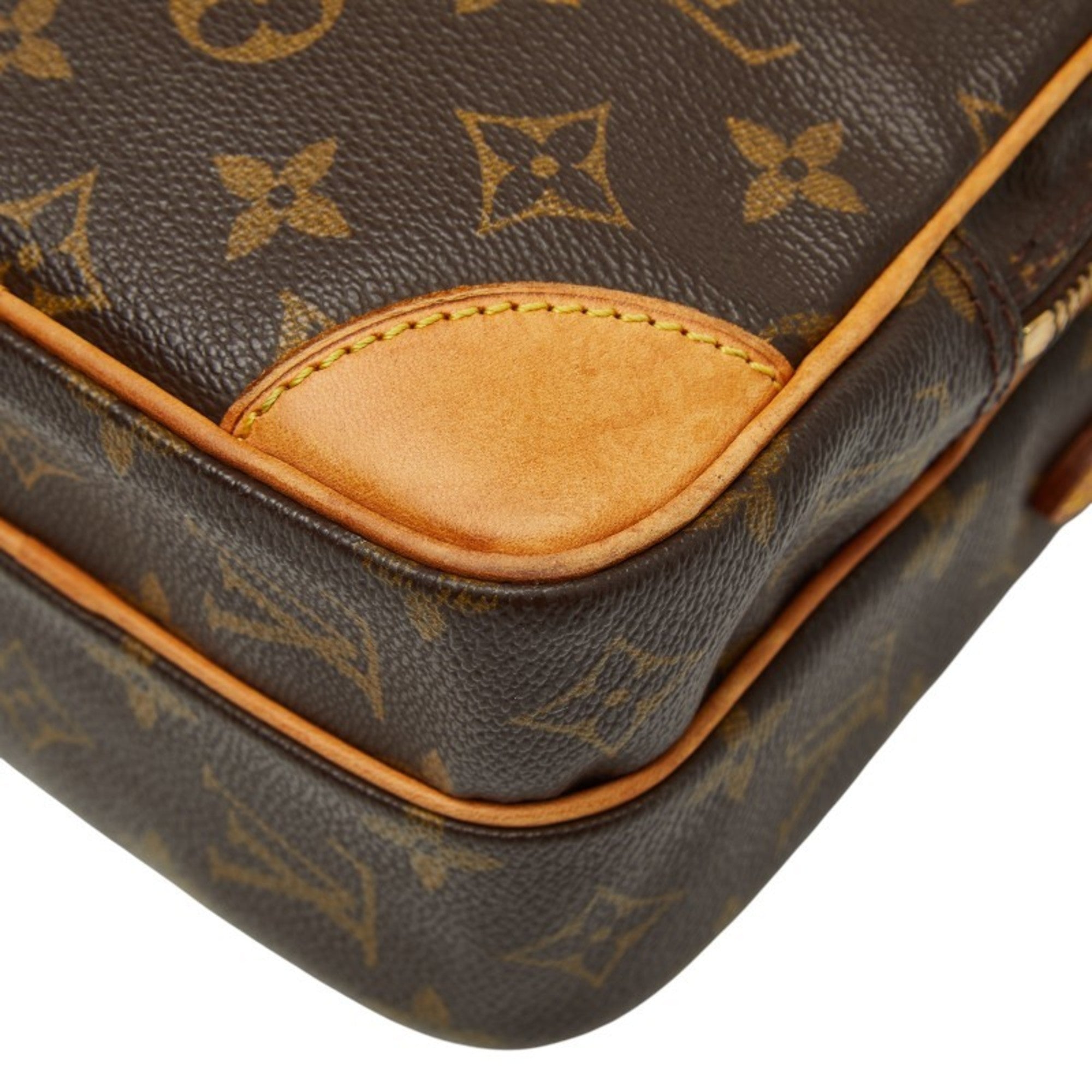 Louis Vuitton Brown Pvc Leather Shoulder Bag (Pre-Owned)