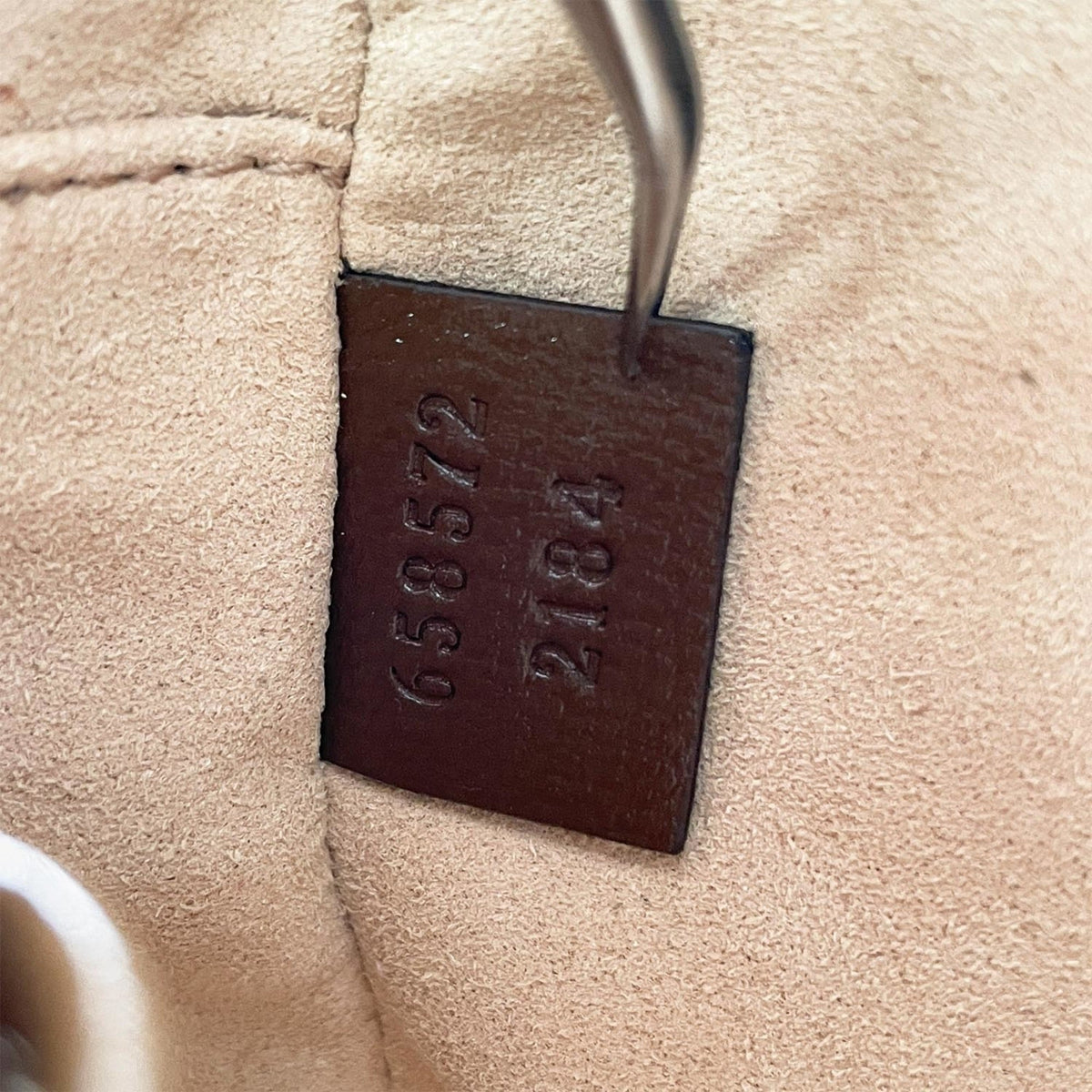 Gucci Brown Gray Pvc Leather Pochette Shoulder Bag (Pre-Owned)