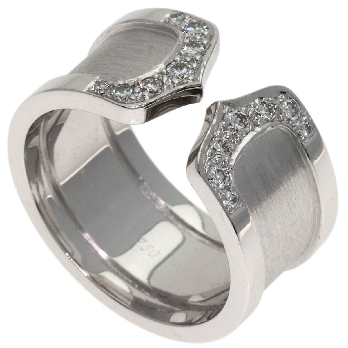 Cartier White Gold White Gold (18K) Band Ring (Pre-Owned)
