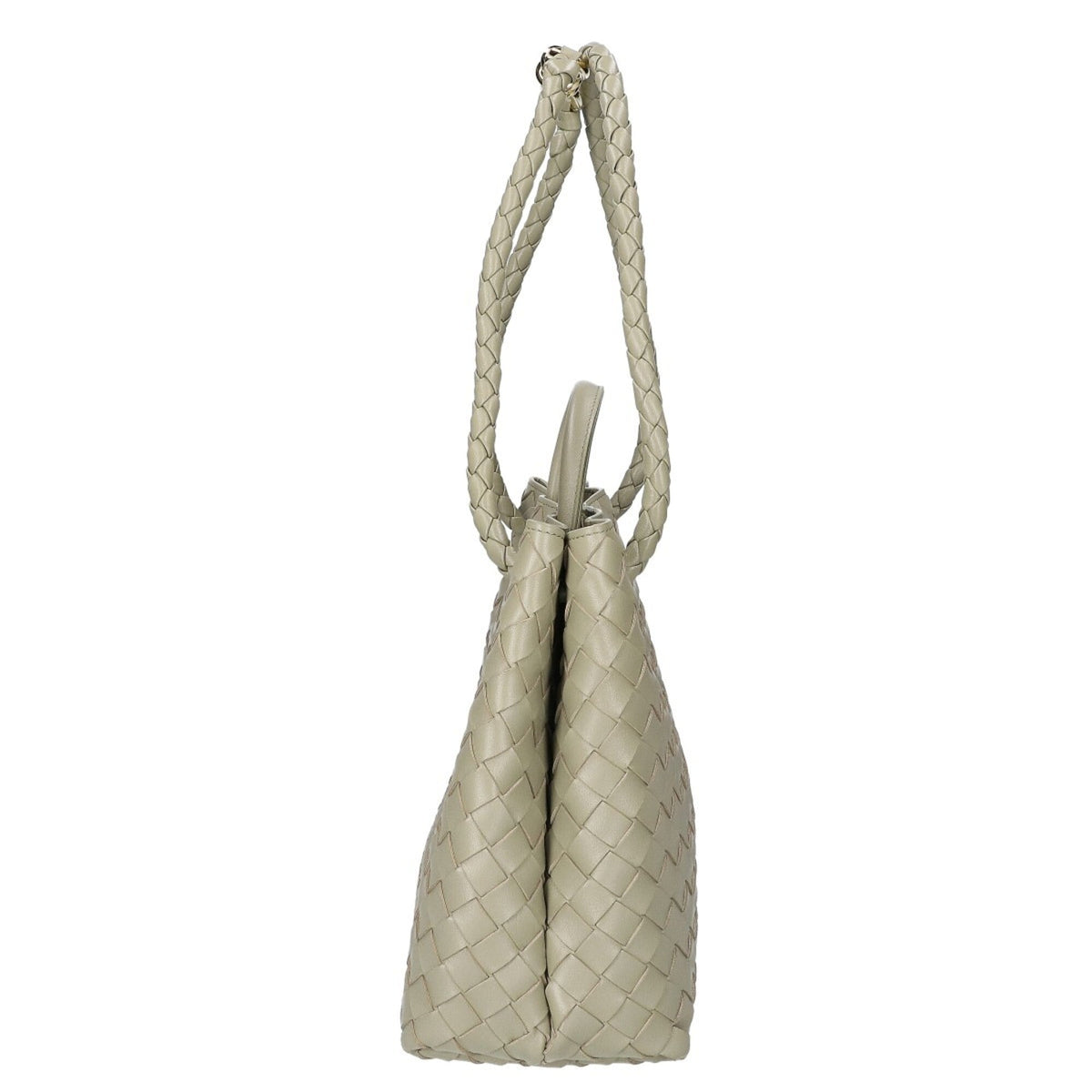 Bottega Veneta Gold Leather Handbag (Pre-Owned)