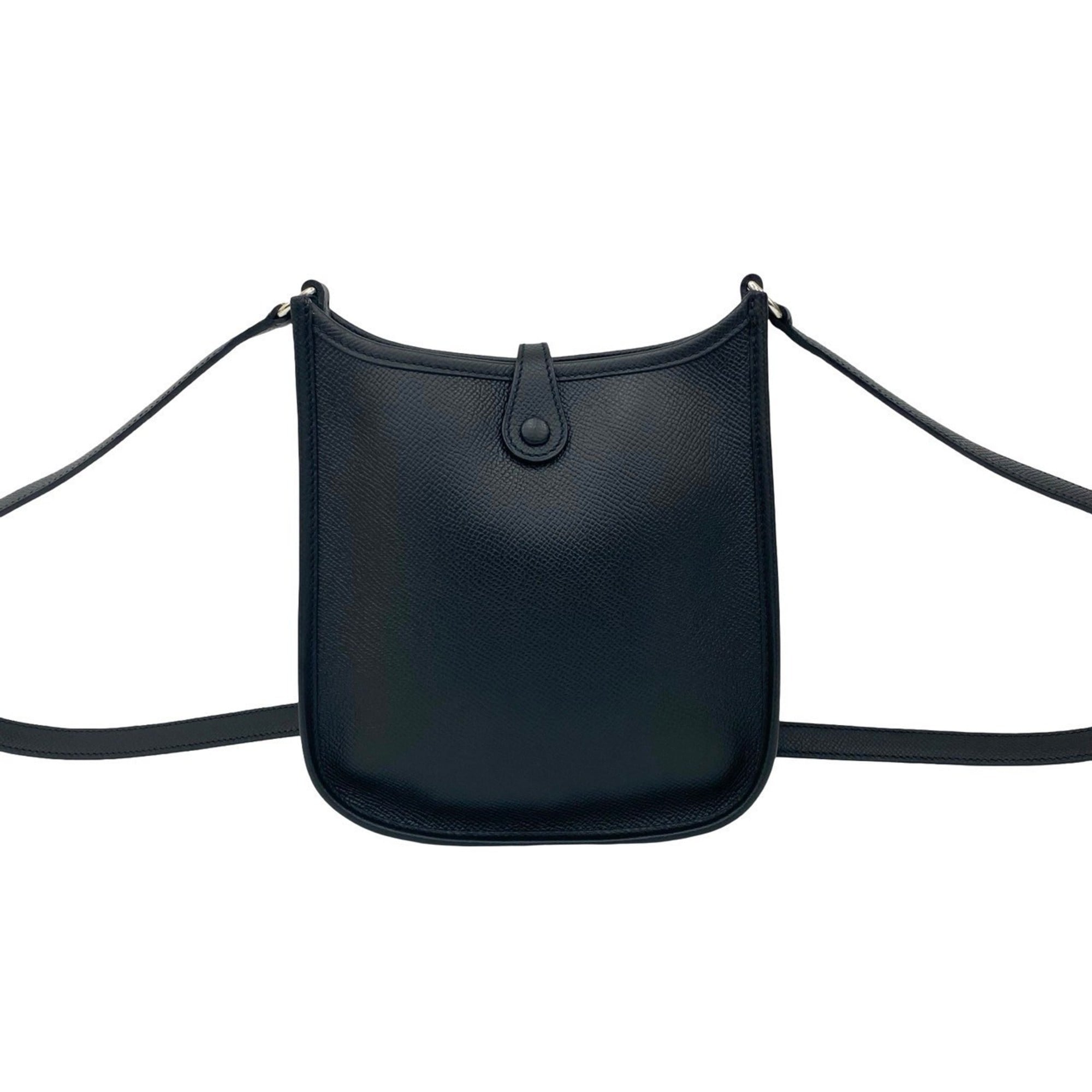 Hermes Black Epsom Leather Pochette Shoulder Bag (Pre-Owned)