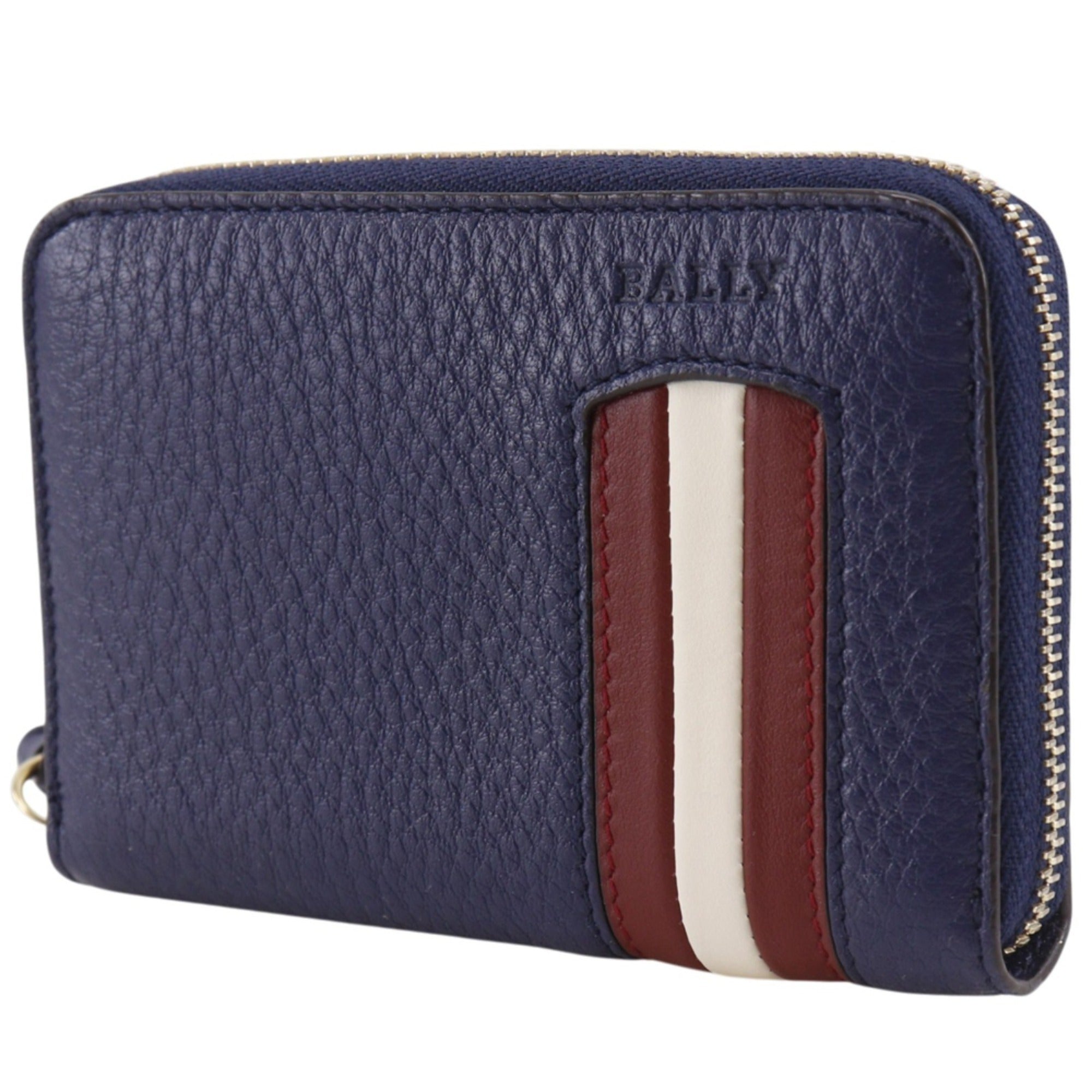 Bally Blue Leather Coin Purse/Coin Case (Pre-Owned)