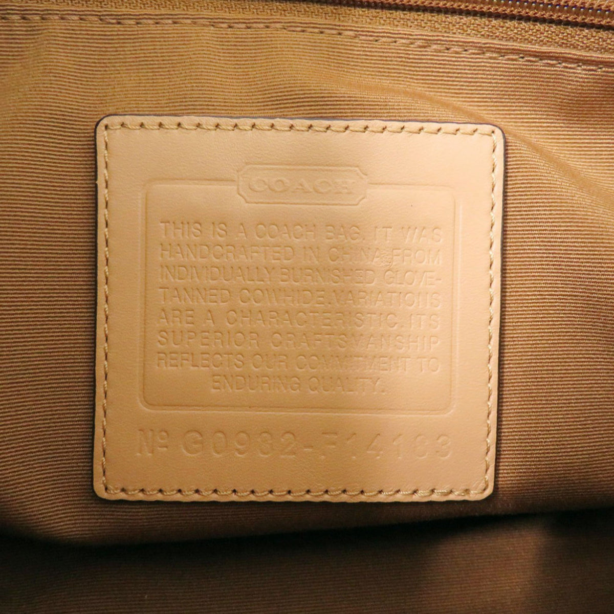 Coach Brown Leather Shoulder Bag (Pre-Owned)