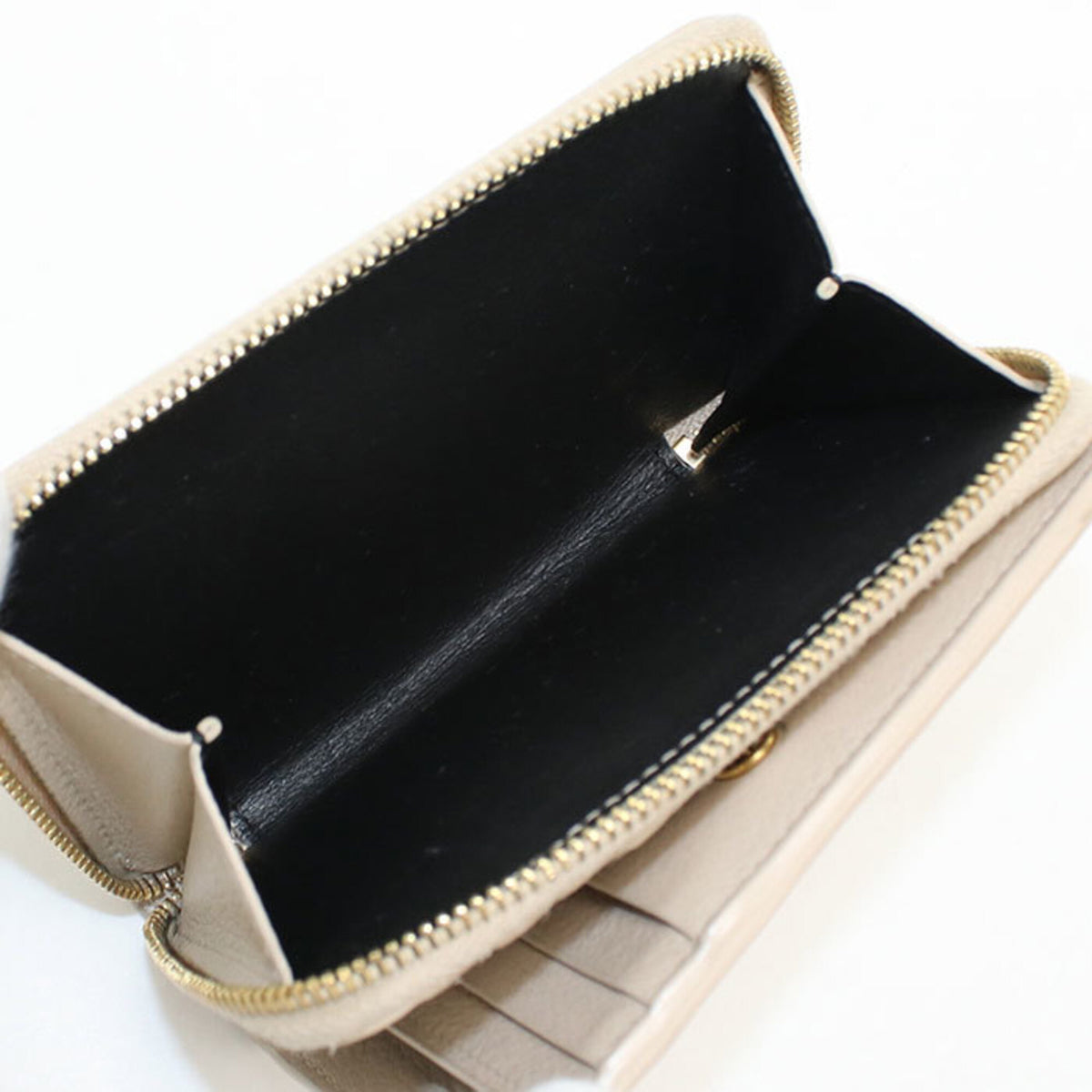 Saint Laurent Beige Leather Wallet (Bi-Fold) (Pre-Owned)