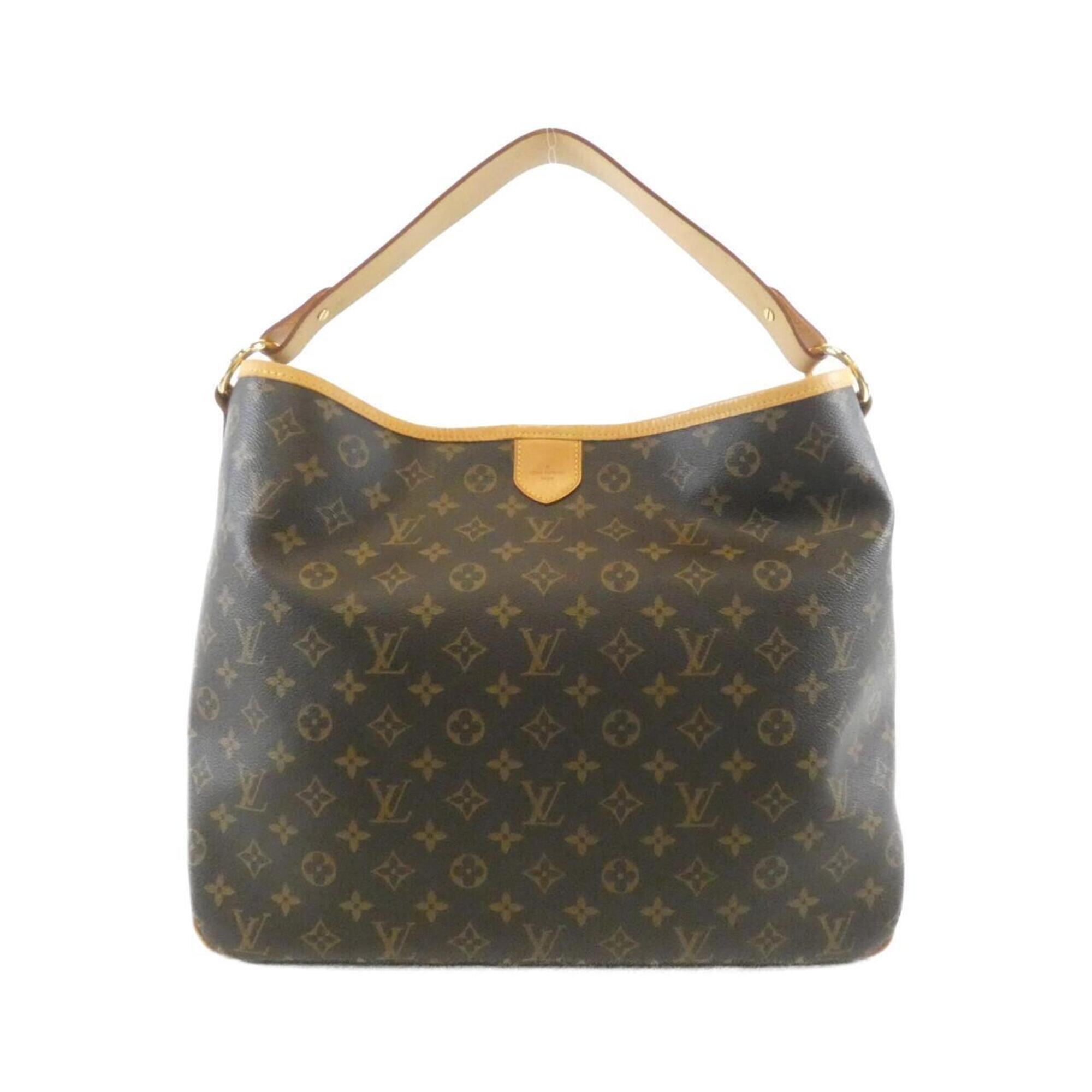 Louis Vuitton Marron Coated Canvas Shoulder Bag (Pre-Owned)