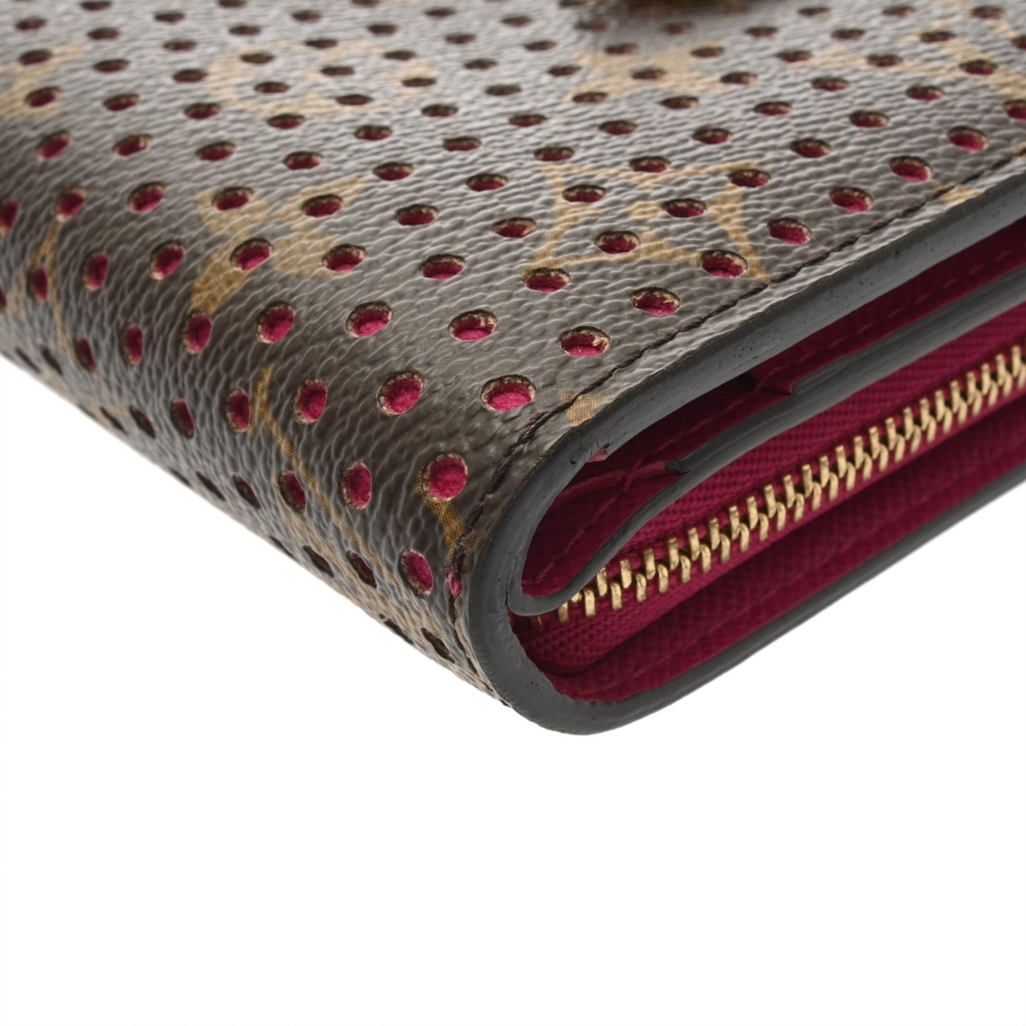 Louis Vuitton Fuchsia Monogram Wallet (Bi-Fold) (Pre-Owned)
