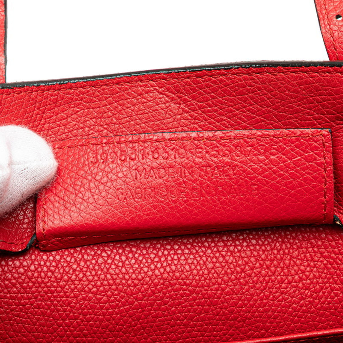 Balenciaga Red Color Leather Shoulder Bag Tote Bag (Pre-Owned)