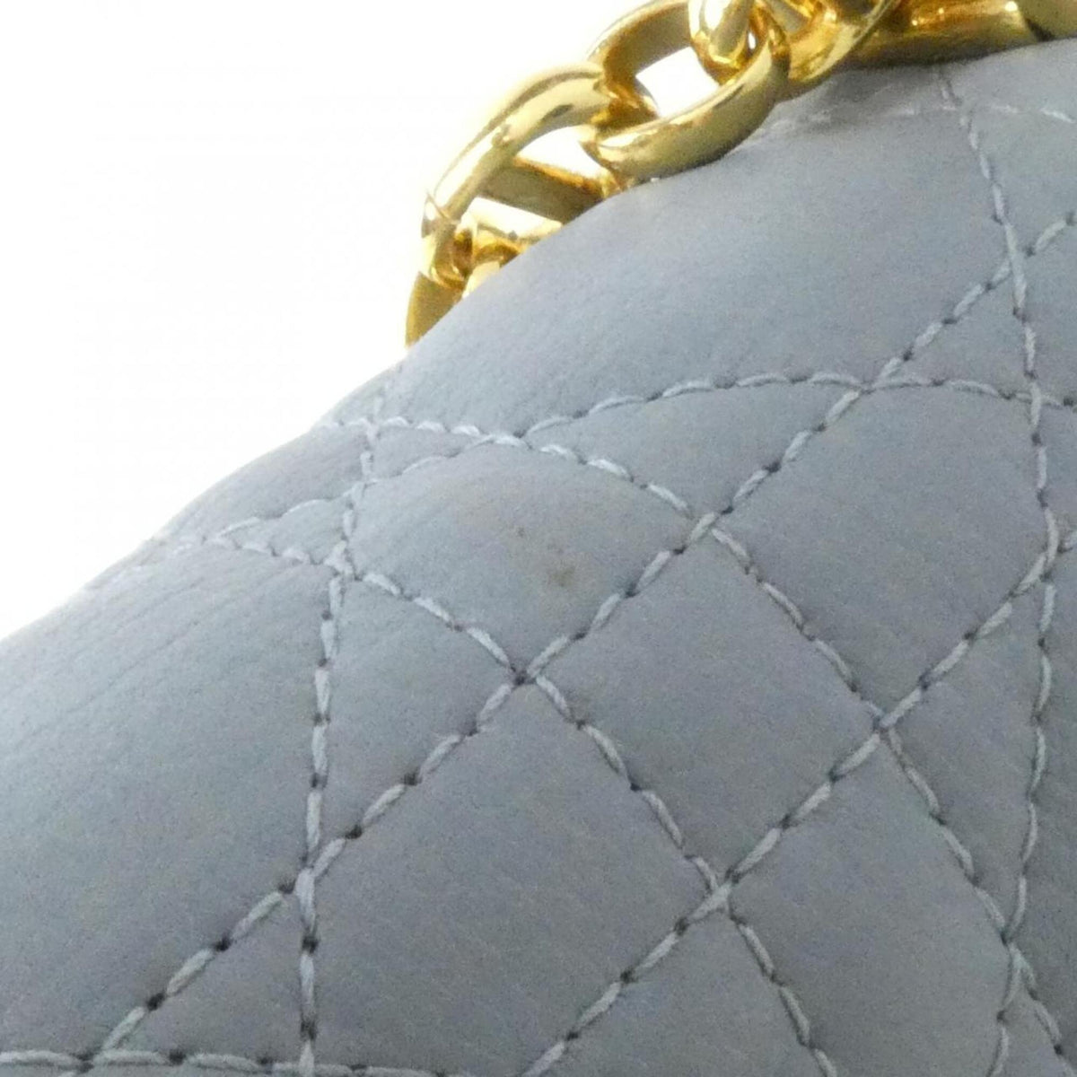 Christian Dior Gray Leather Shoulder Bag (Pre-Owned)