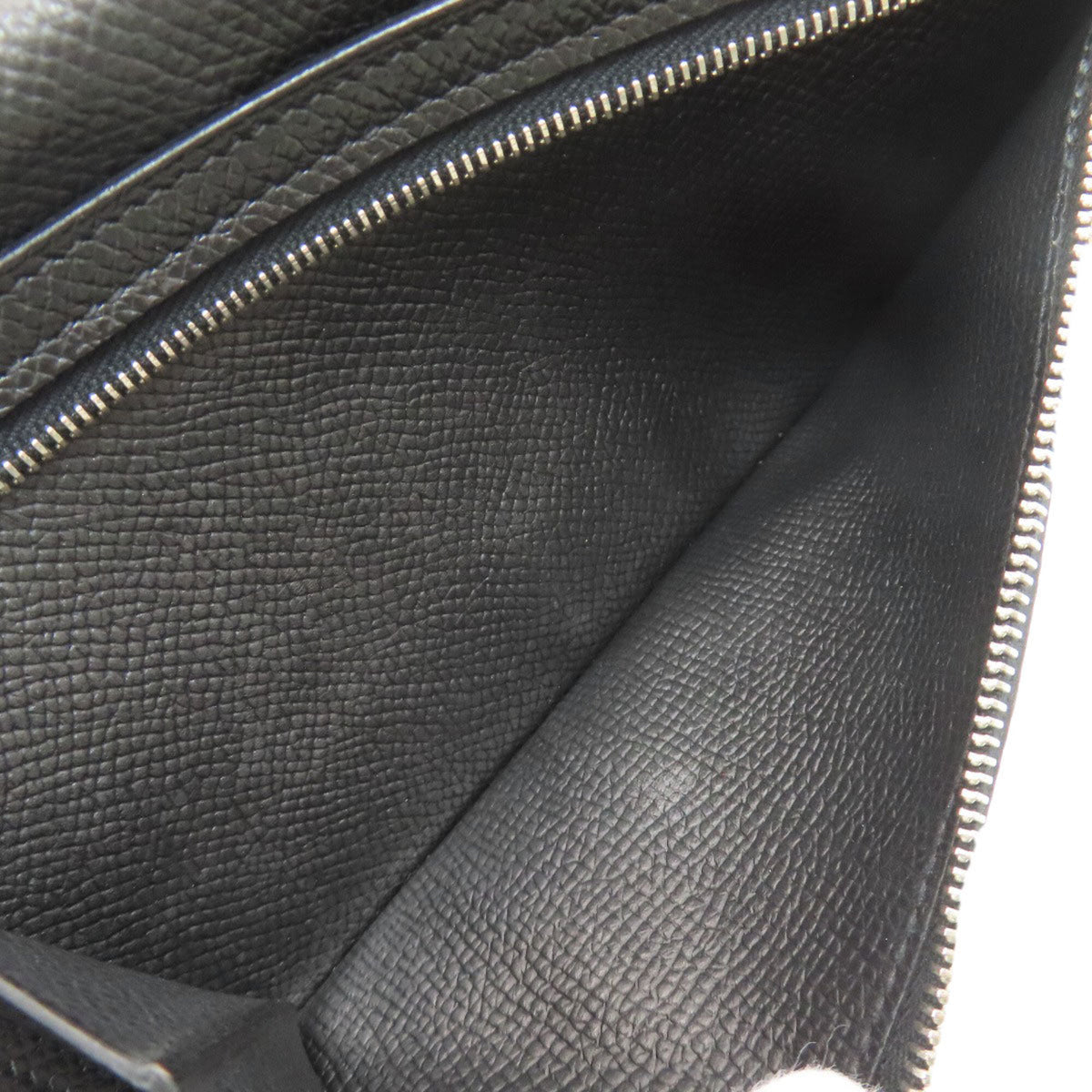 Hermes Black Epsom Leather Coin Purse/Coin Case (Pre-Owned)