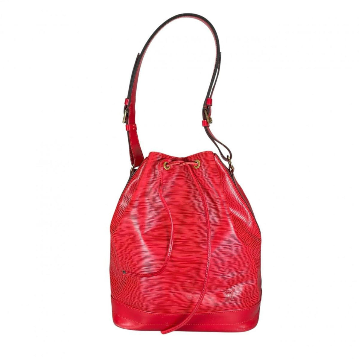 Louis Vuitton Castilian Red Epi Leather Shoulder Bag (Pre-Owned)