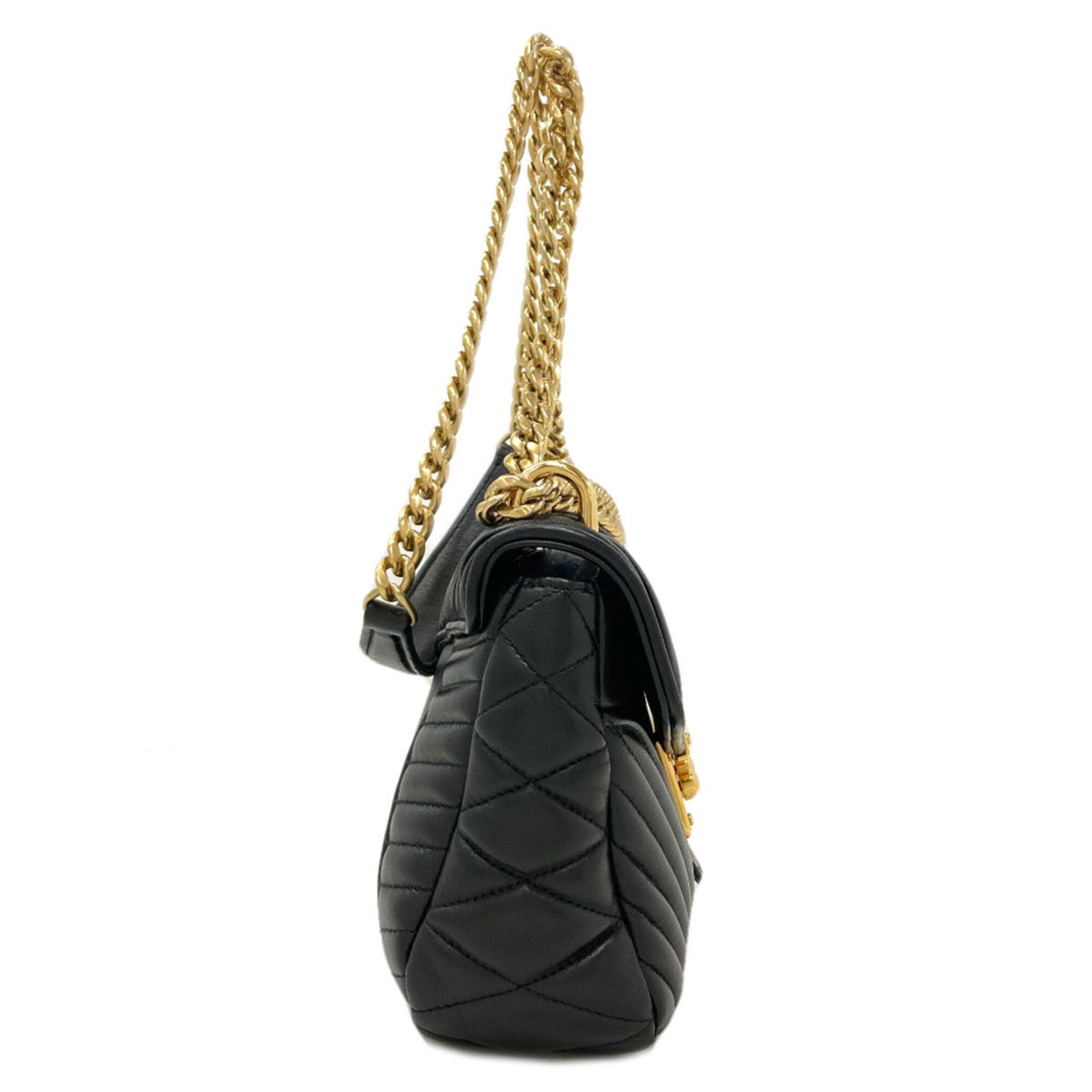 Miu Miu Black Leather Shoulder Bag (Pre-Owned)