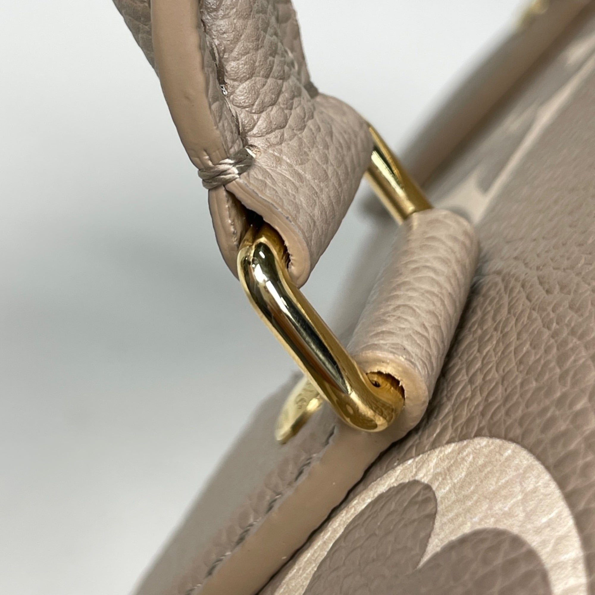 Louis Vuitton Tourterelle Monogram Empreinte Handbag (Pre-Owned)