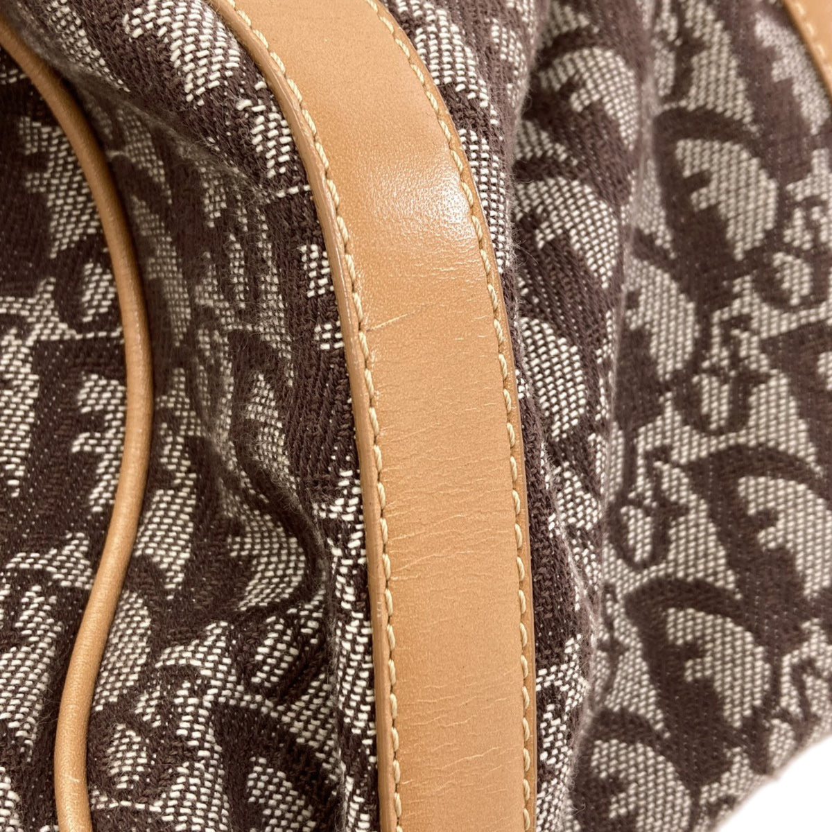 Christian Dior Brown Canvas Handbag (Pre-Owned)