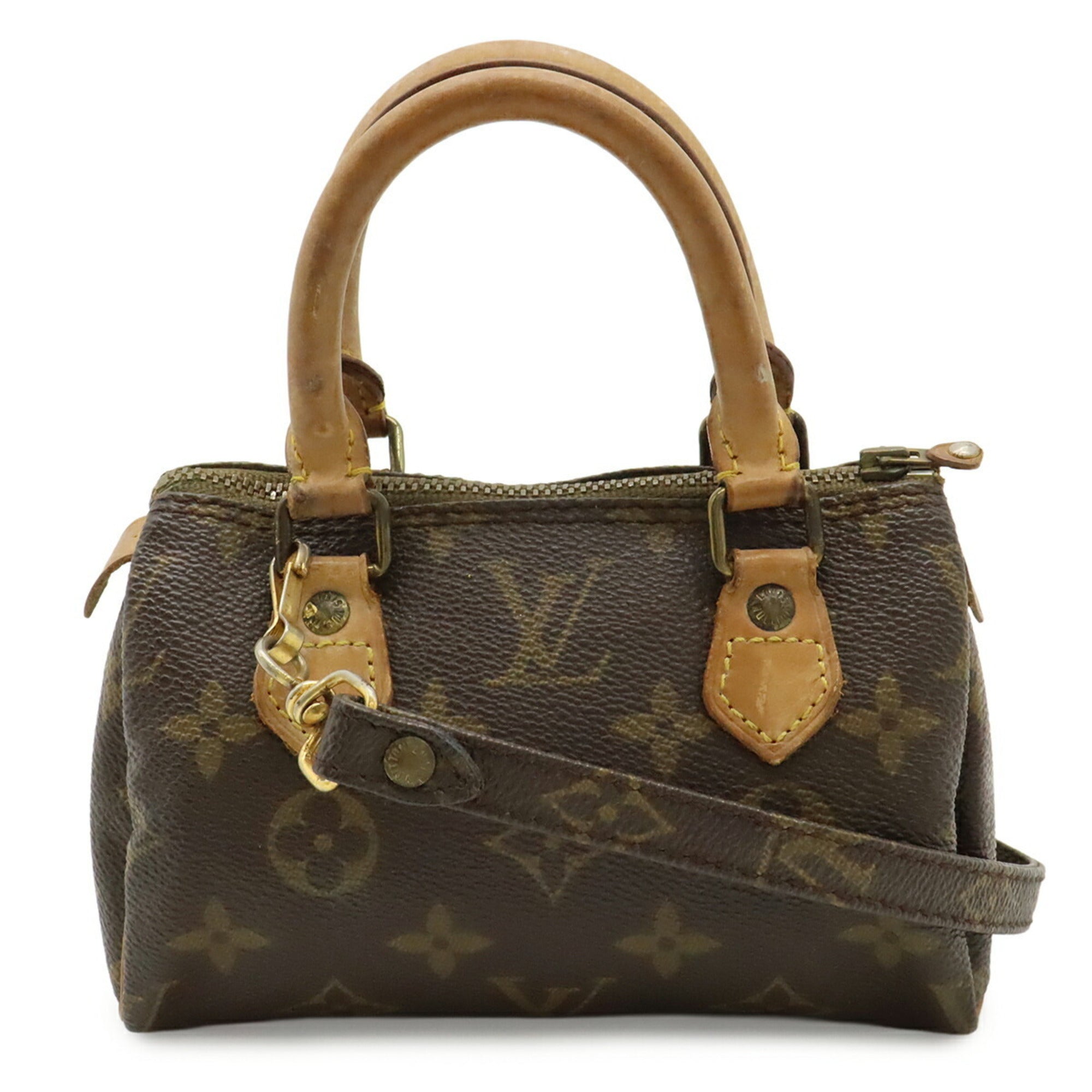 Louis Vuitton Brown Monogram Monogram Mini Handbag Pouch Shoulder Bag (Pre-Owned)