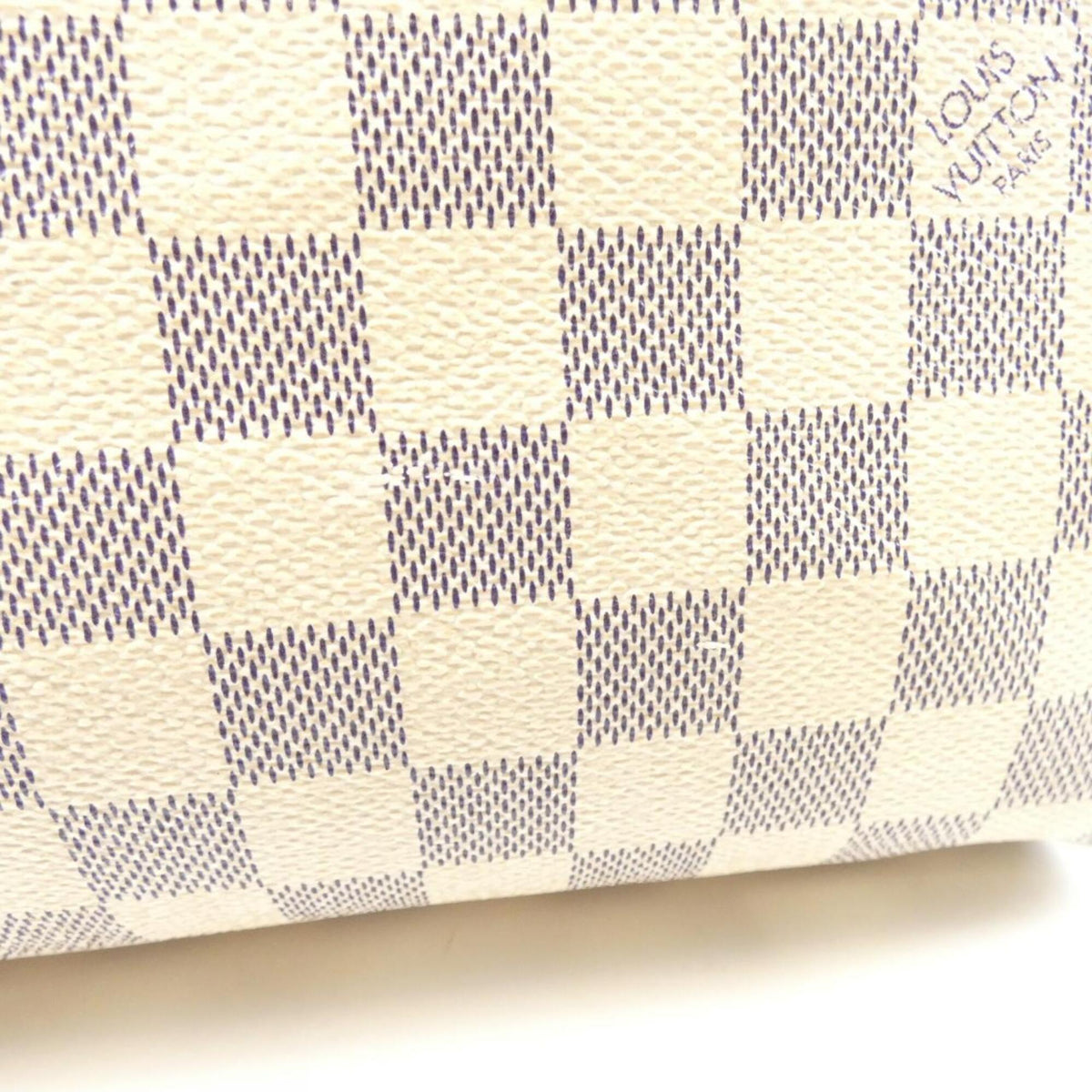 Louis Vuitton Azur Coated Canvas Boston Bag (Pre-Owned)
