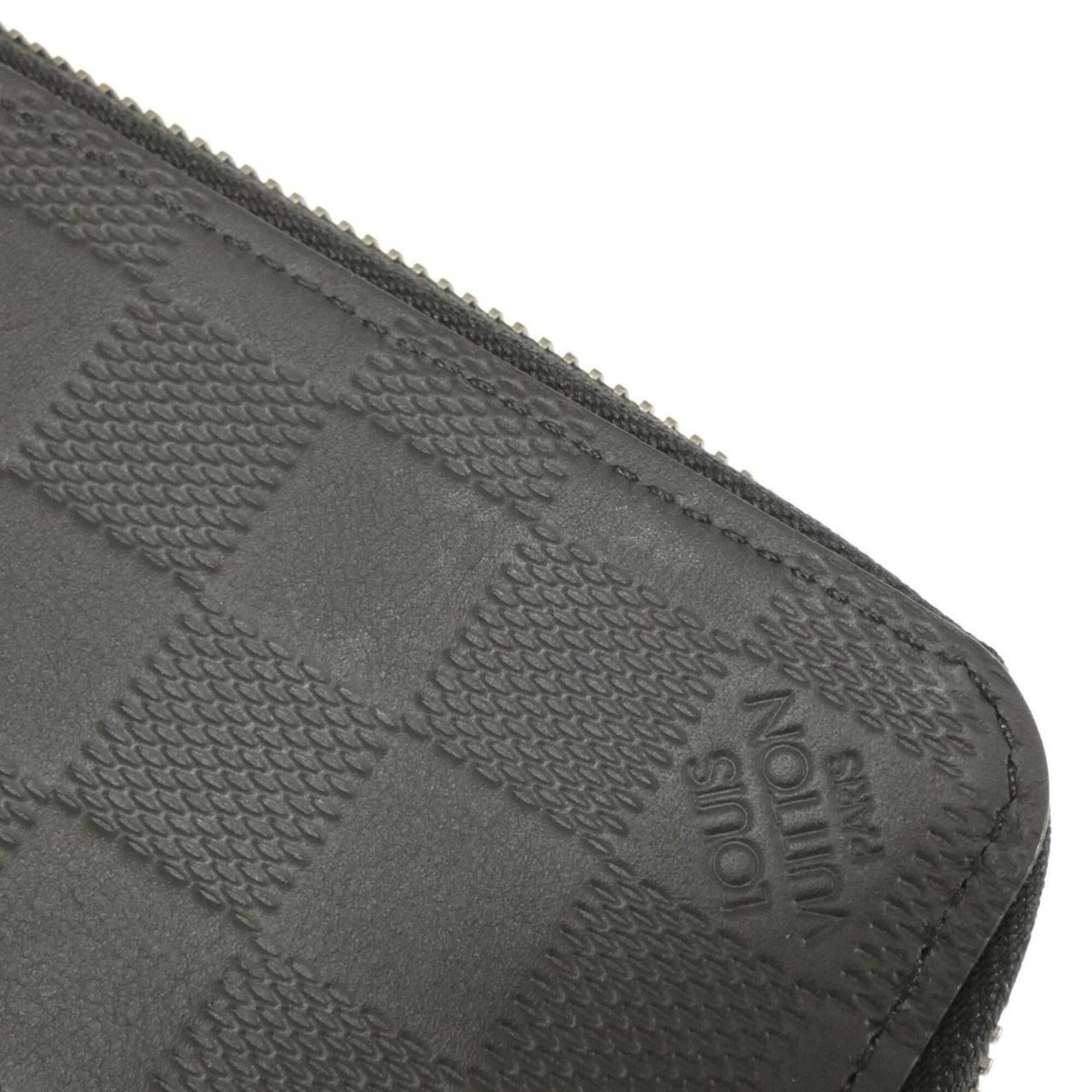 Louis Vuitton Black Infini Leather Long Wallet (Bi-Fold) (Pre-Owned)