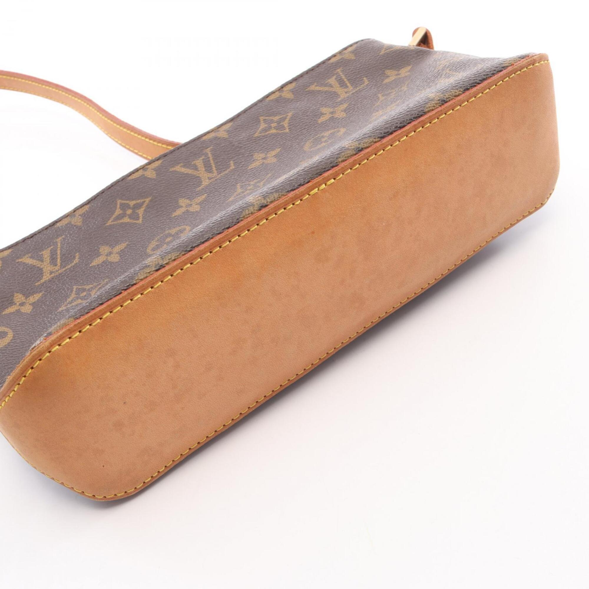 Louis Vuitton Brown Pvc Leather Handbag Shoulder Bag (Pre-Owned)