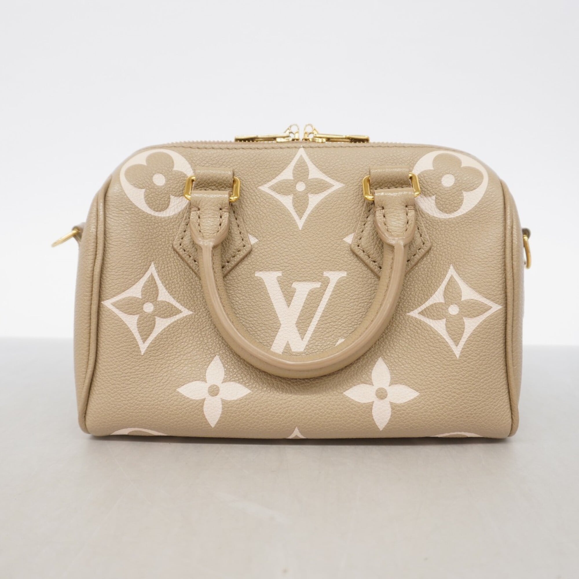 Louis Vuitton Cream Tourterelle Handbag (Pre-Owned)