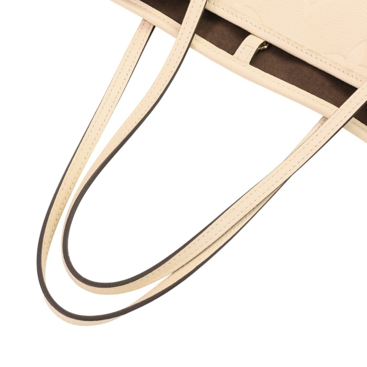 Louis Vuitton Cream Monogram Empreinte Tote Bag (Pre-Owned)