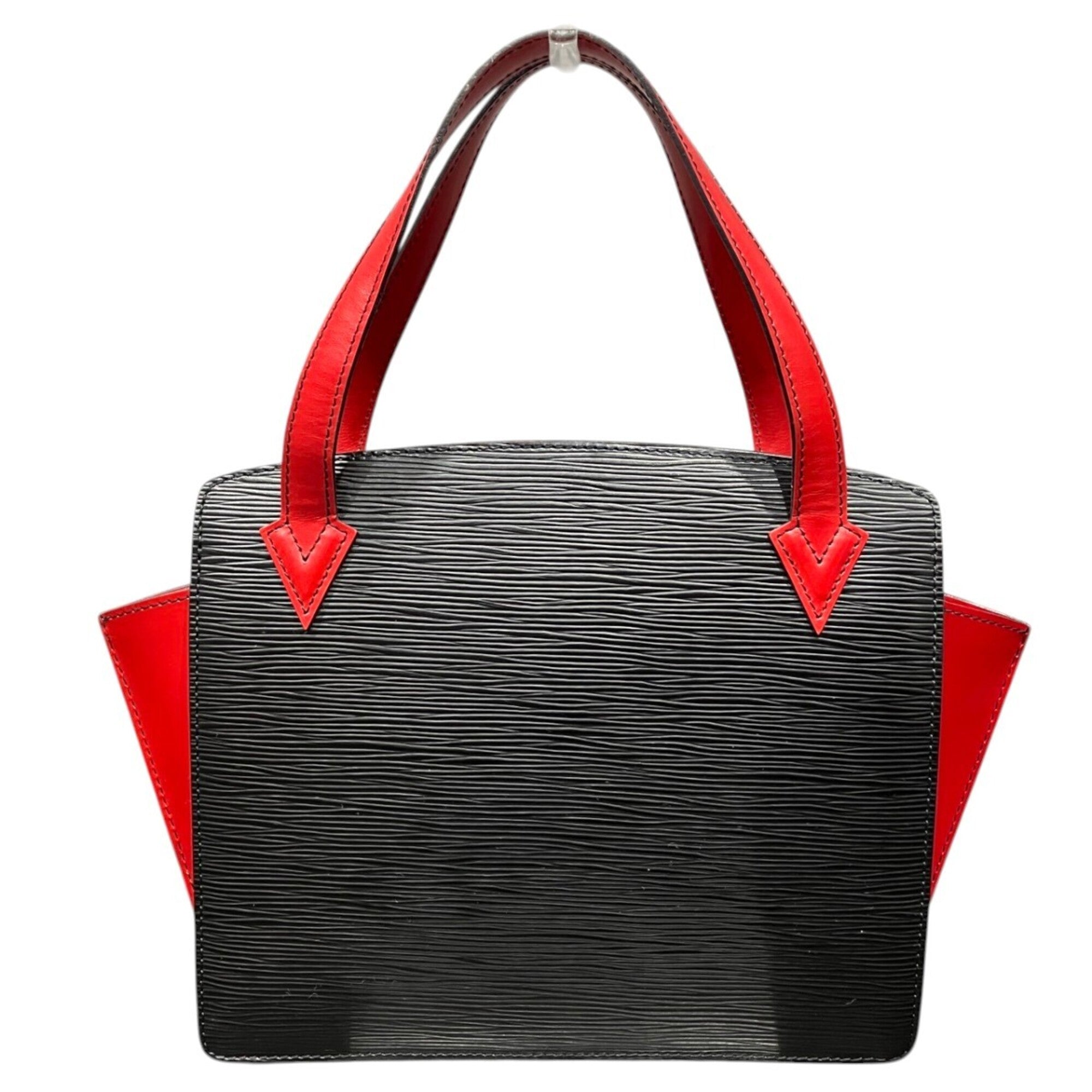 Louis Vuitton Epi Black Red Color Epi Leather Handbag (Pre-Owned)