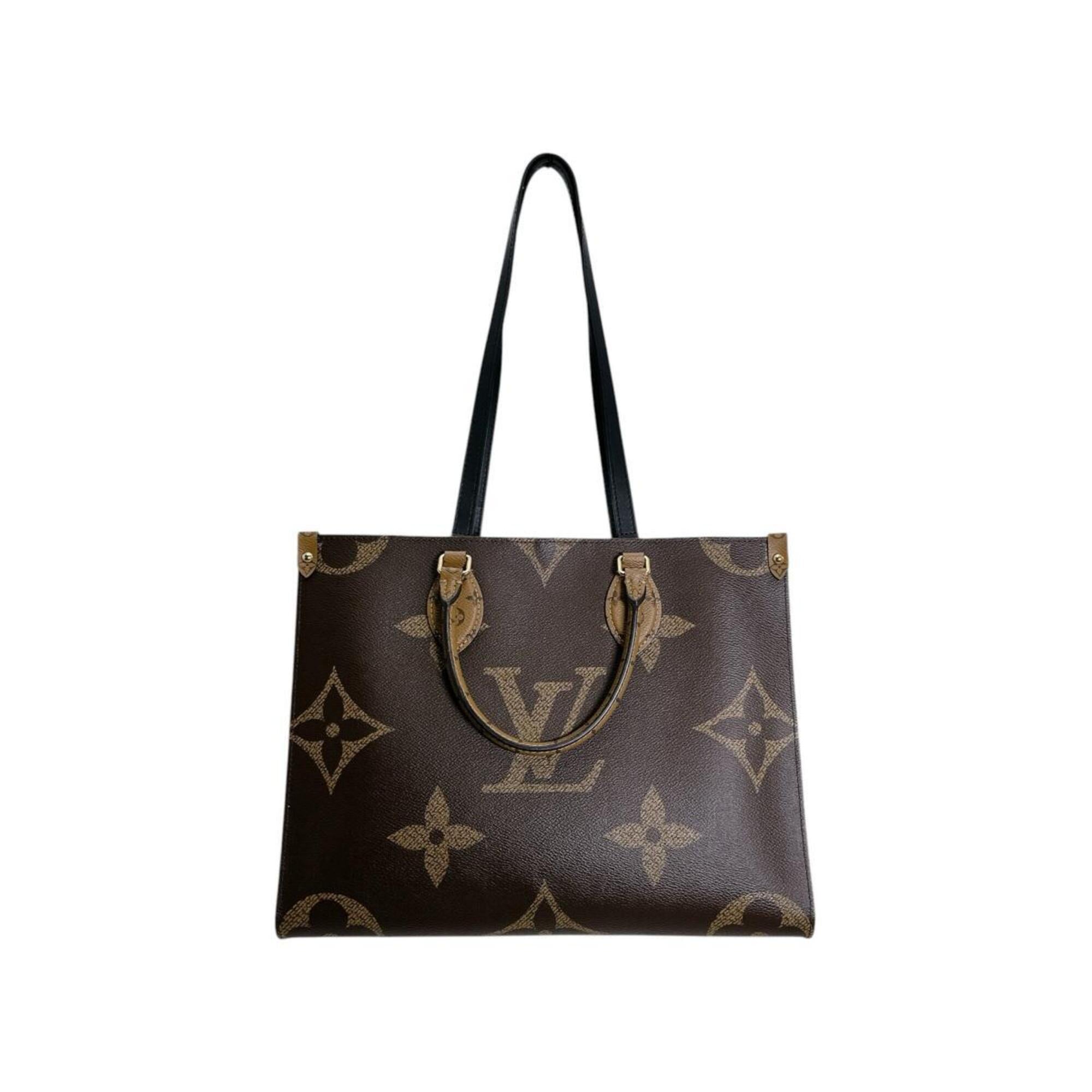 Louis Vuitton Brown Monogram Canvas Handbag Tote Bag (Pre-Owned)