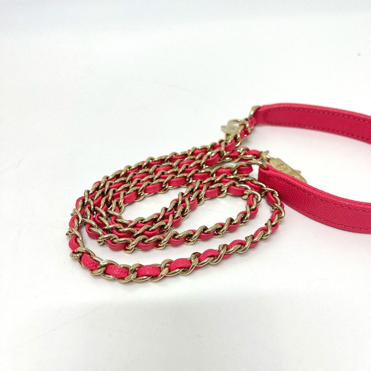Chanel Coral Pink Grained Calfskin Handbag (Pre-Owned)
