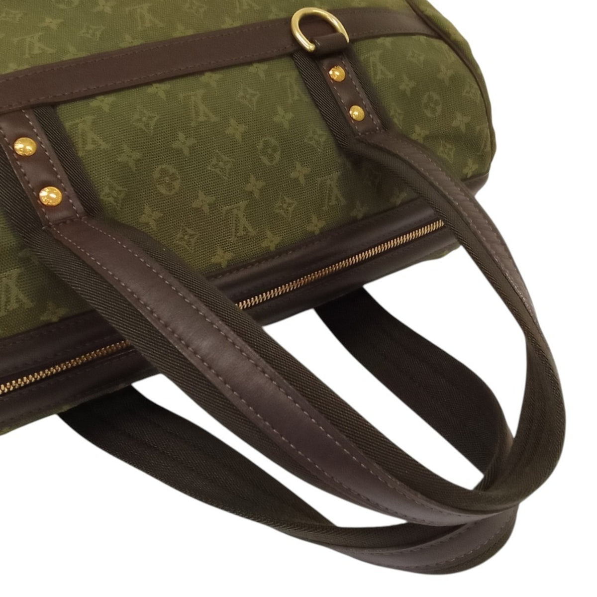 Louis Vuitton Brown Khaki Boston Bag (Pre-Owned)